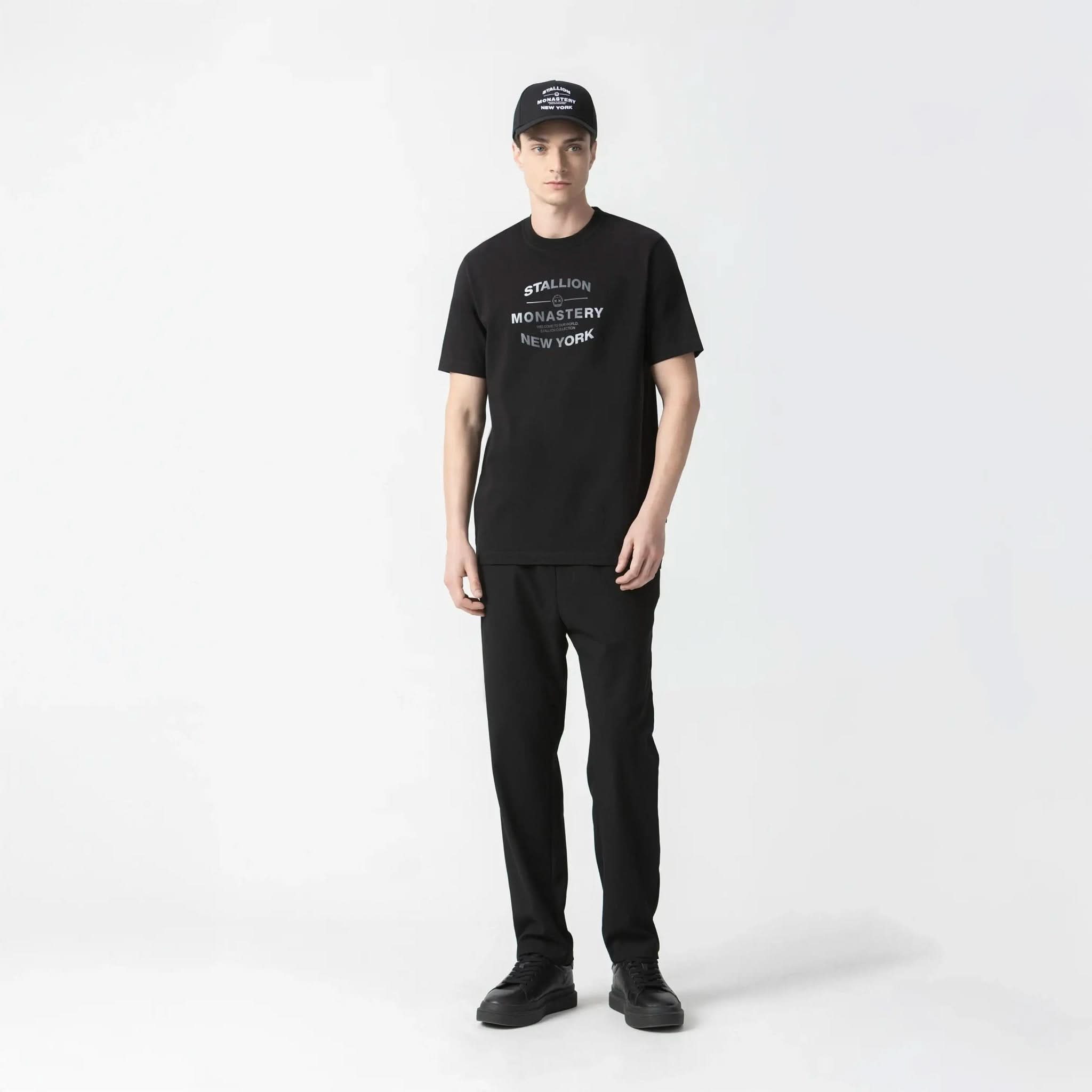 JARETH T - SHIRT MEN BLACK - Monastery | Tienda Oficial Colombia