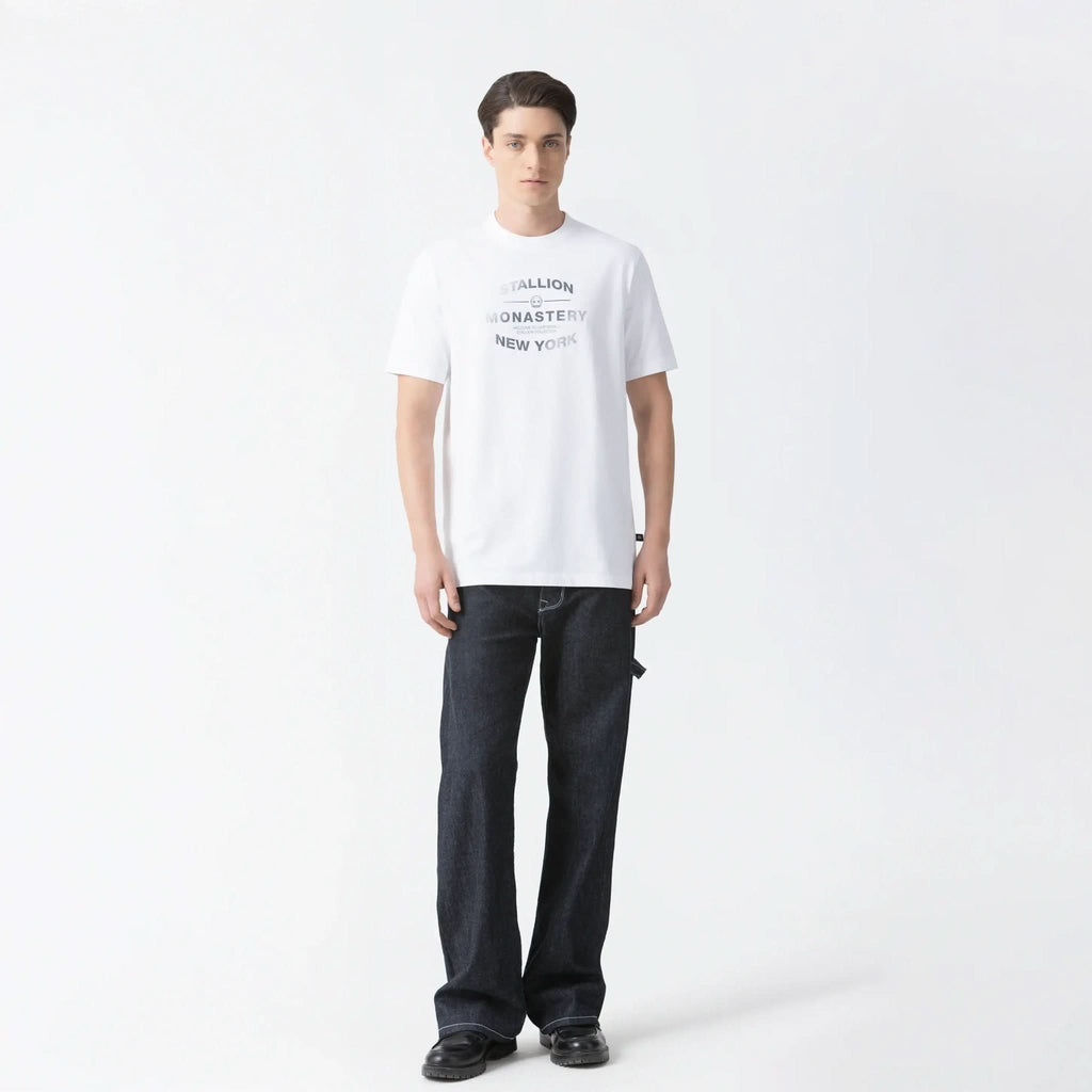JARETH T - SHIRT MEN WHITE - Monastery | Tienda Oficial Colombia