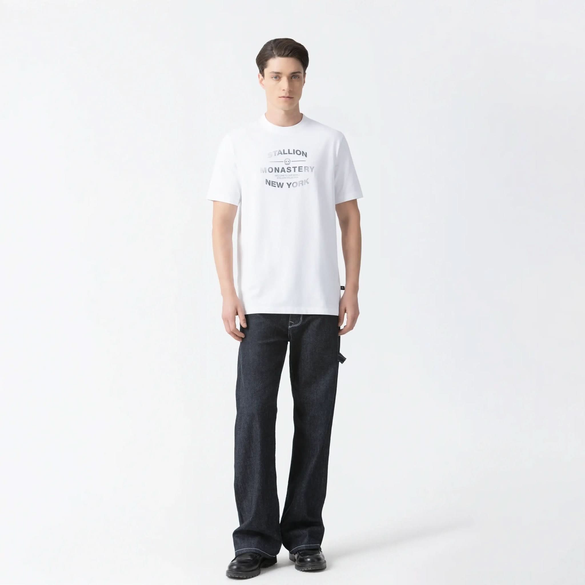 JARETH T - SHIRT MEN WHITE - Monastery | Tienda Oficial Colombia