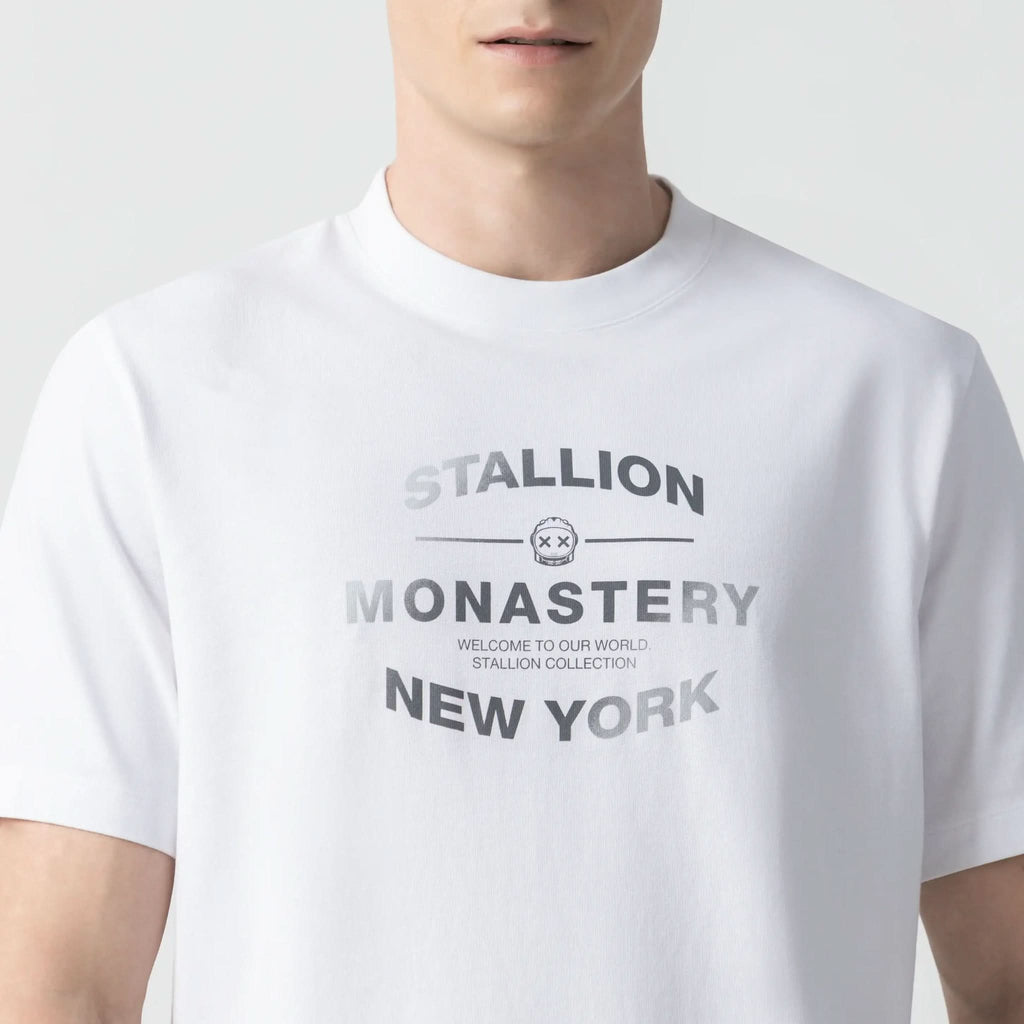 JARETH T - SHIRT MEN WHITE - Monastery | Tienda Oficial Colombia