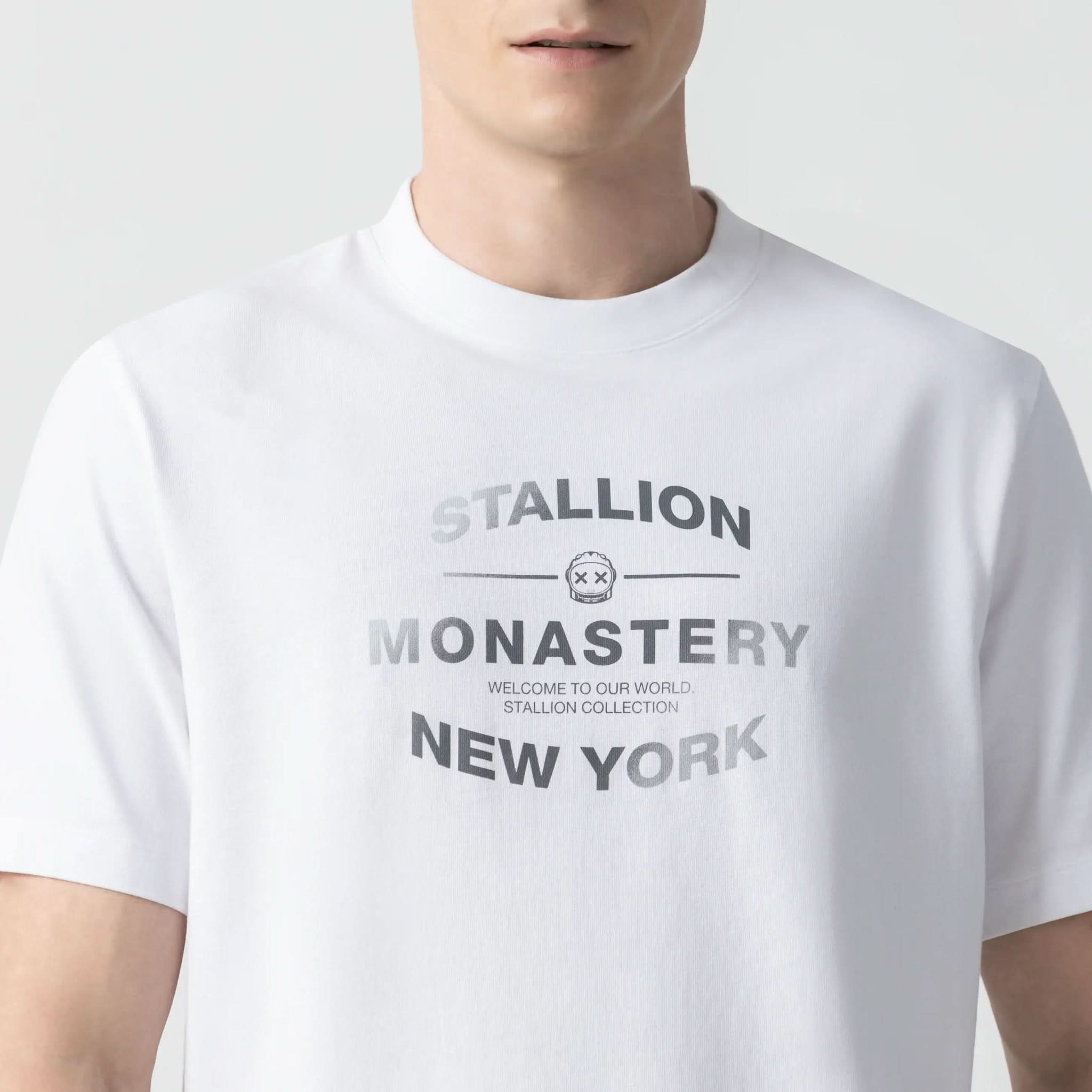 JARETH T - SHIRT MEN WHITE - Monastery | Tienda Oficial Colombia