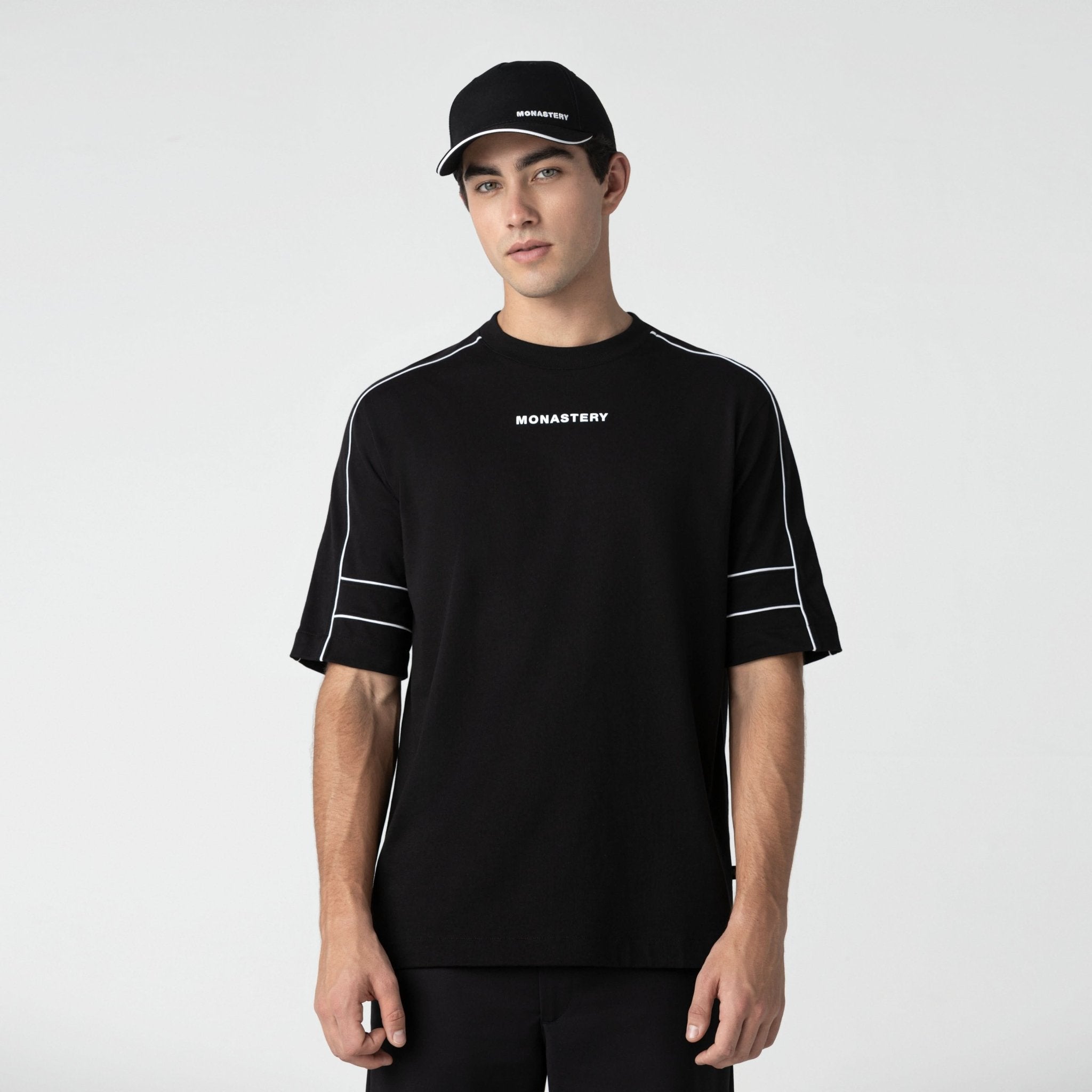 JASON T - SHIRT OVERSIZED MEN BLACK - Monastery | Tienda Oficial Colombia