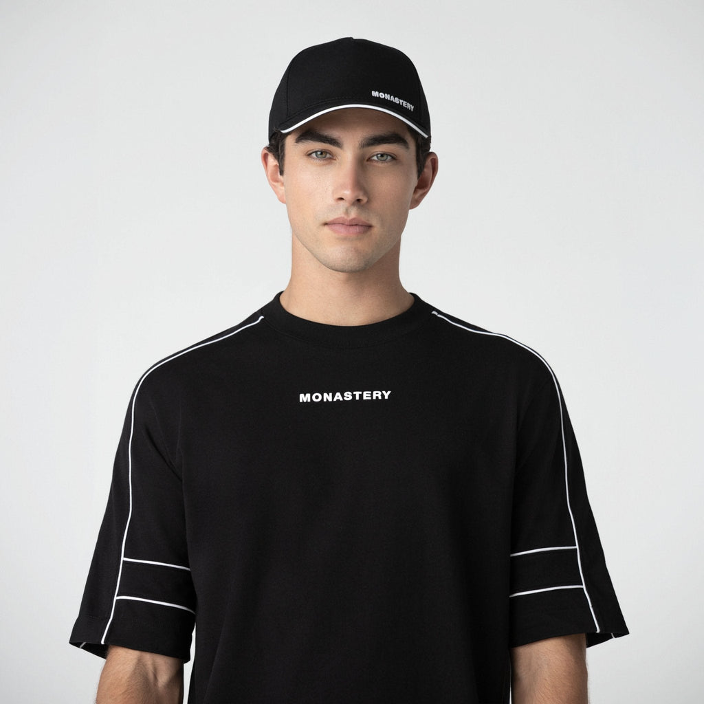 JASON T - SHIRT OVERSIZED MEN BLACK - Monastery | Tienda Oficial Colombia