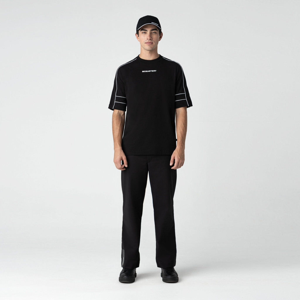 JASON T - SHIRT OVERSIZED MEN BLACK - Monastery | Tienda Oficial Colombia