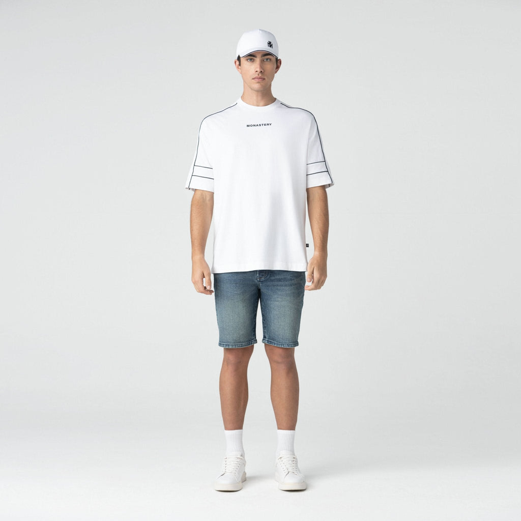 JASON T - SHIRT OVERSIZED MEN WHITE - Monastery | Tienda Oficial Colombia