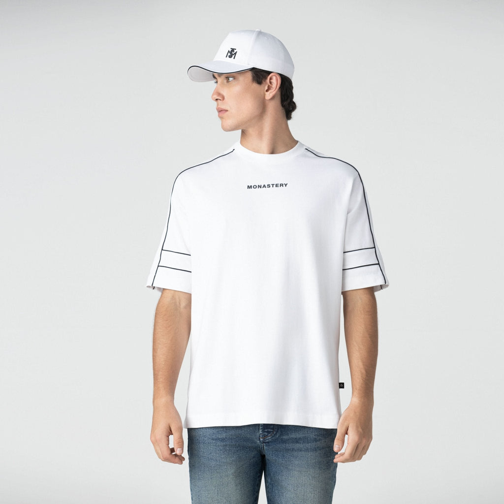 JASON T - SHIRT OVERSIZED MEN WHITE - Monastery | Tienda Oficial Colombia