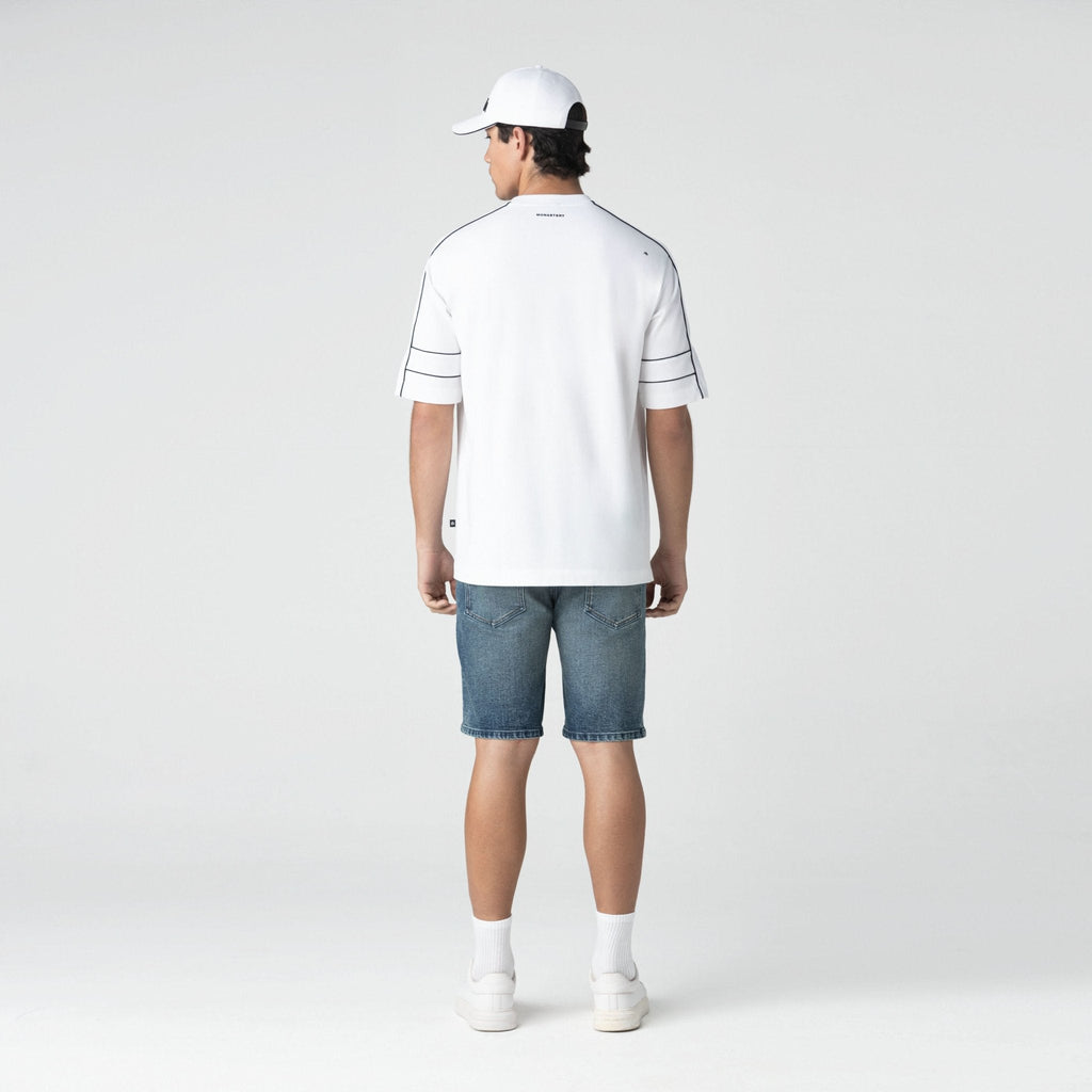 JASON T - SHIRT OVERSIZED MEN WHITE - Monastery | Tienda Oficial Colombia