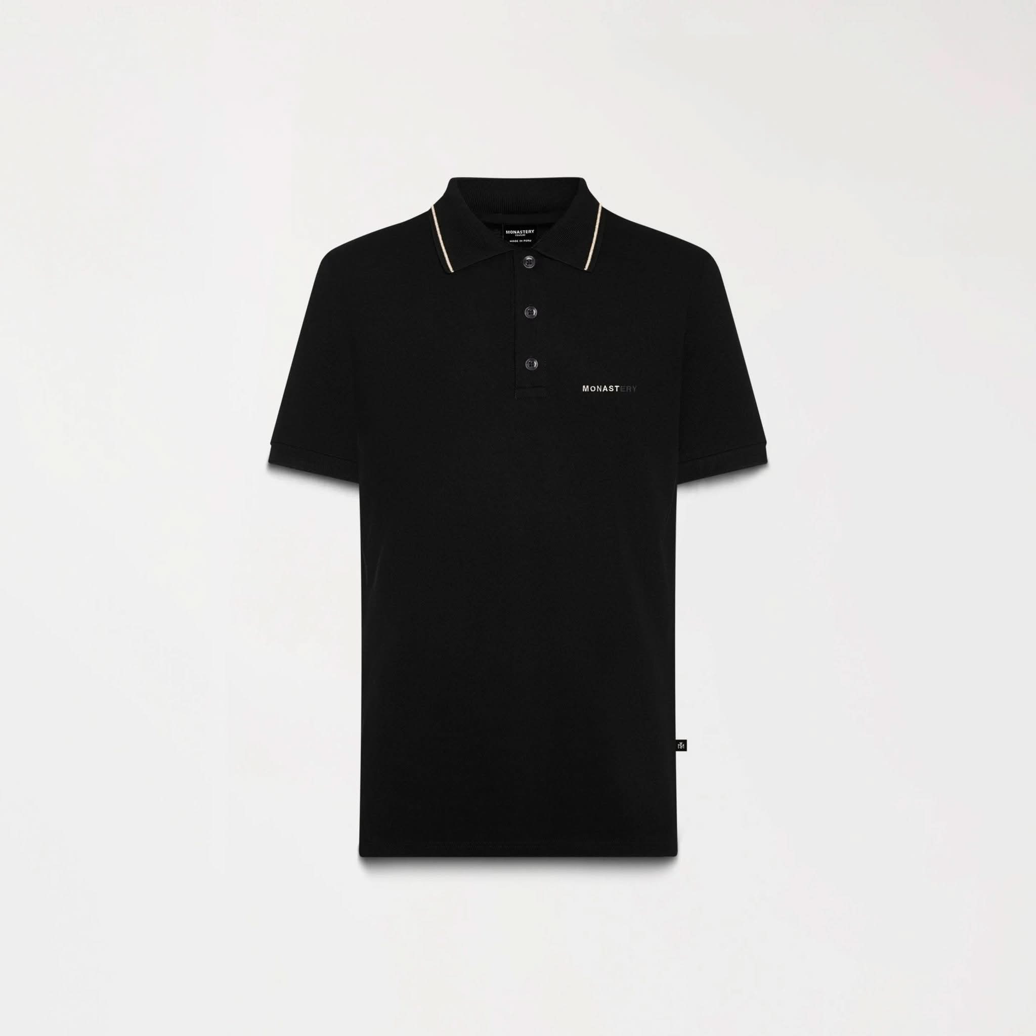 JASSO POLO MEN BLACK - Monastery | Tienda Oficial Colombia