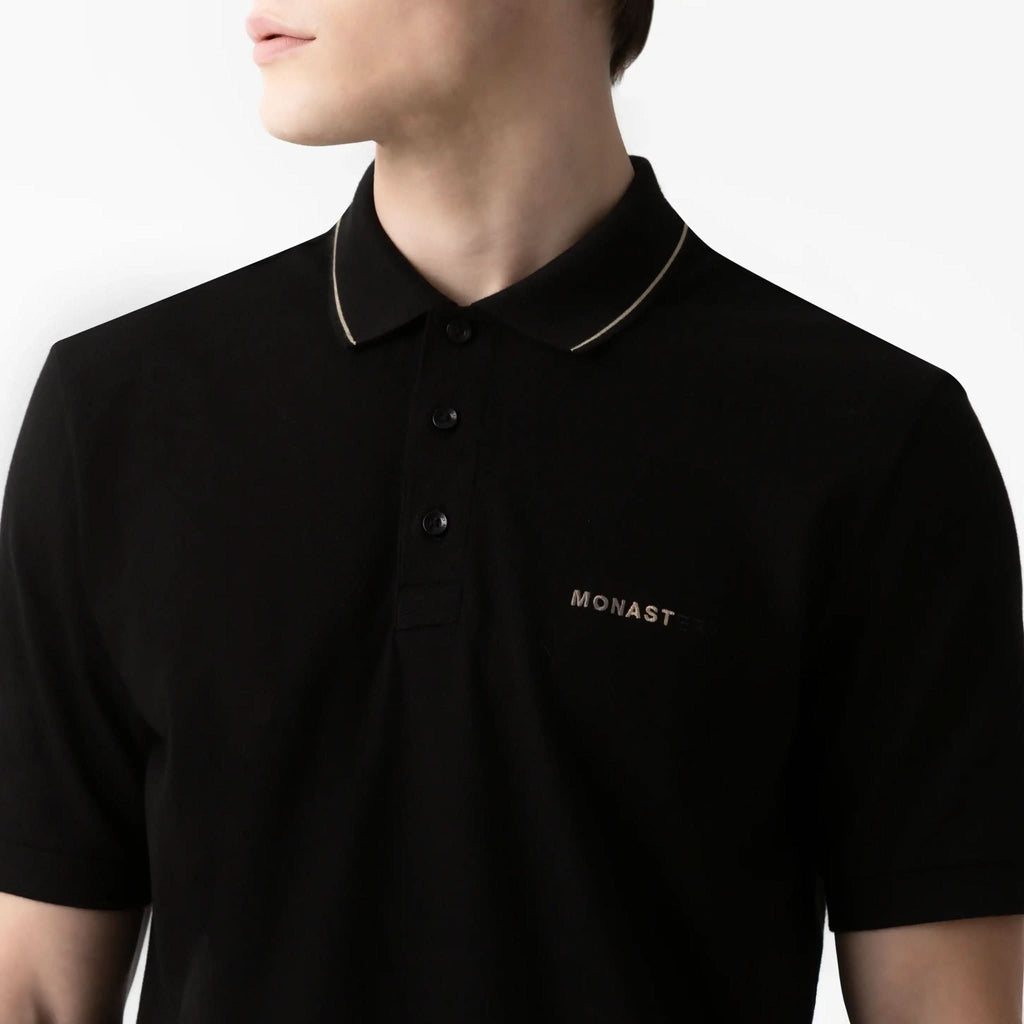 JASSO POLO MEN BLACK - Monastery | Tienda Oficial Colombia