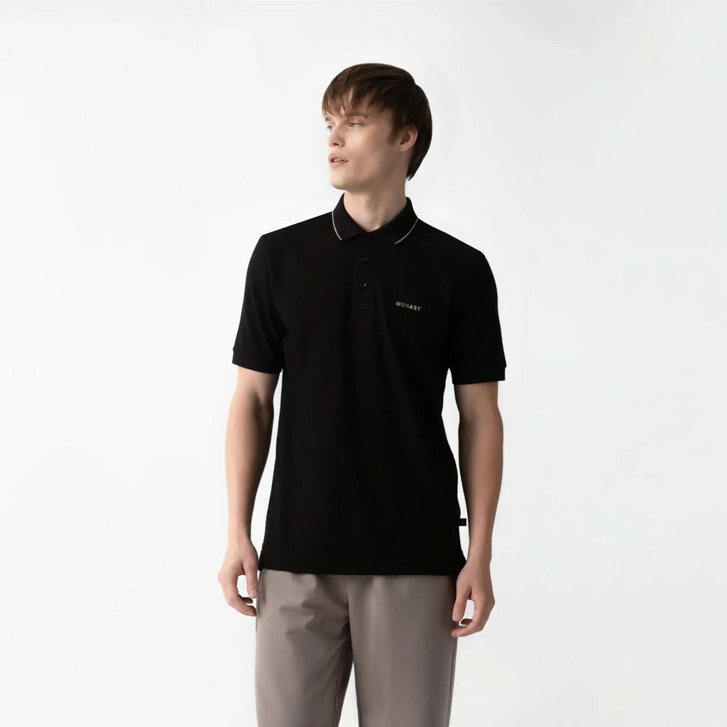 JASSO POLO MEN BLACK - Monastery | Tienda Oficial Colombia