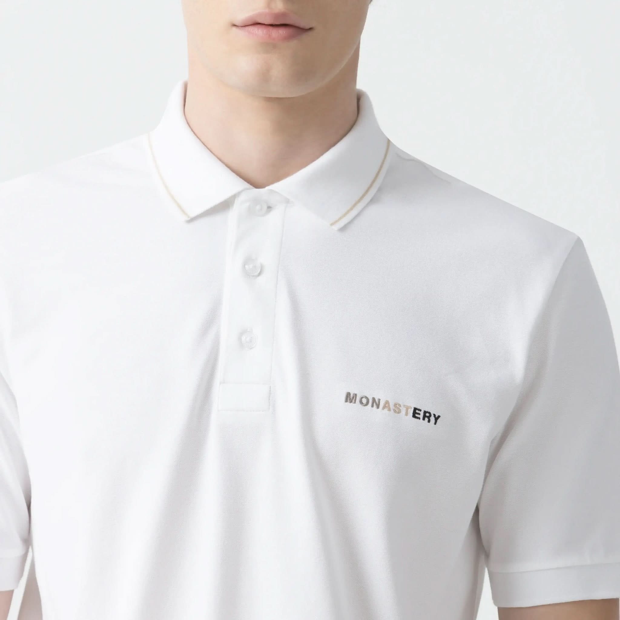 JASSO POLO MEN WHITE - Monastery | Tienda Oficial Colombia