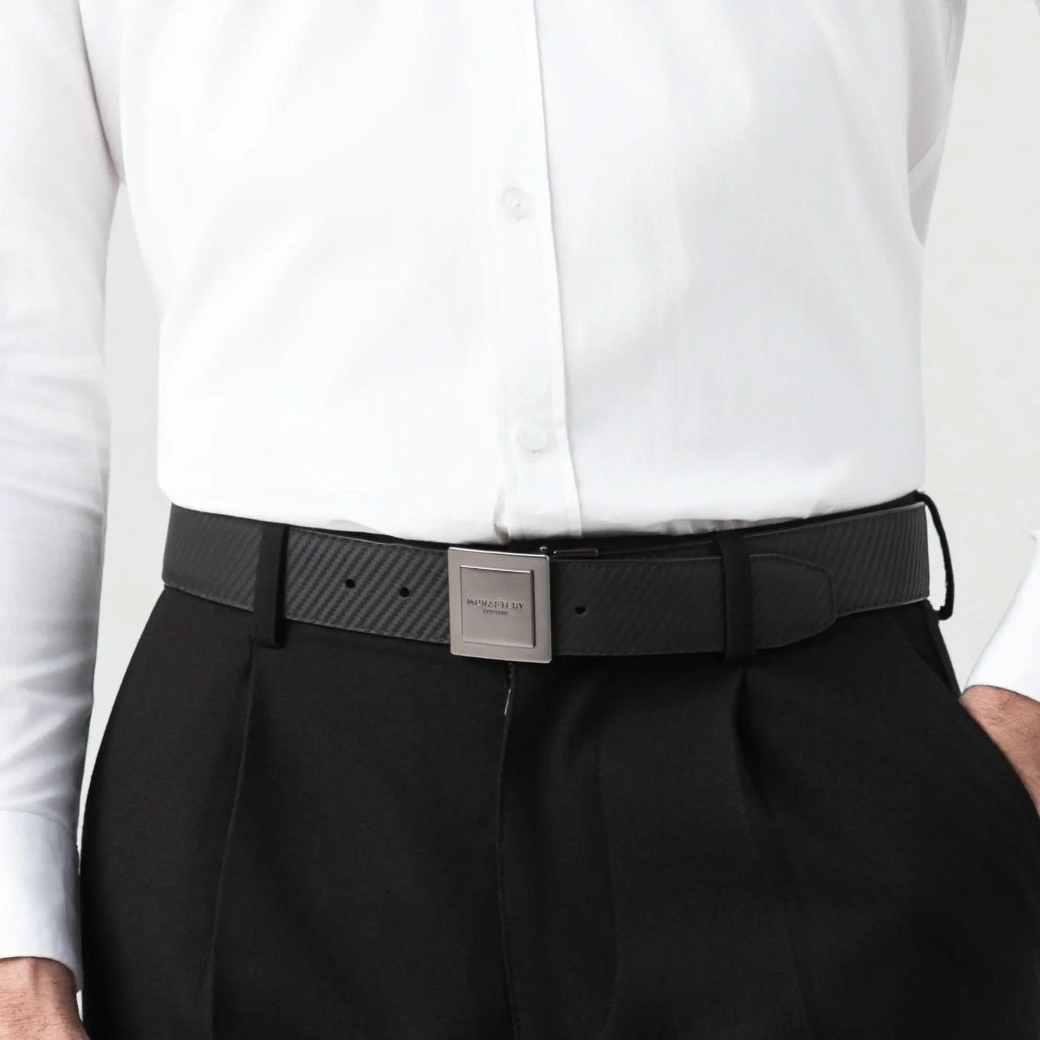 JOZSUA BELT MEN BLACK - Monastery | Tienda Oficial Colombia