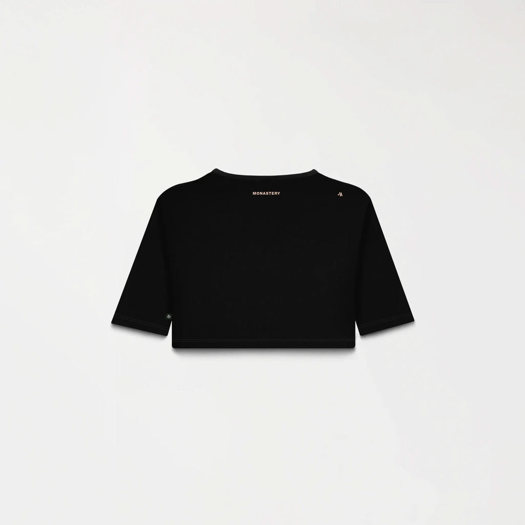 KAIA CROP TOP WOMEN BLACK - Monastery | Tienda Oficial Colombia