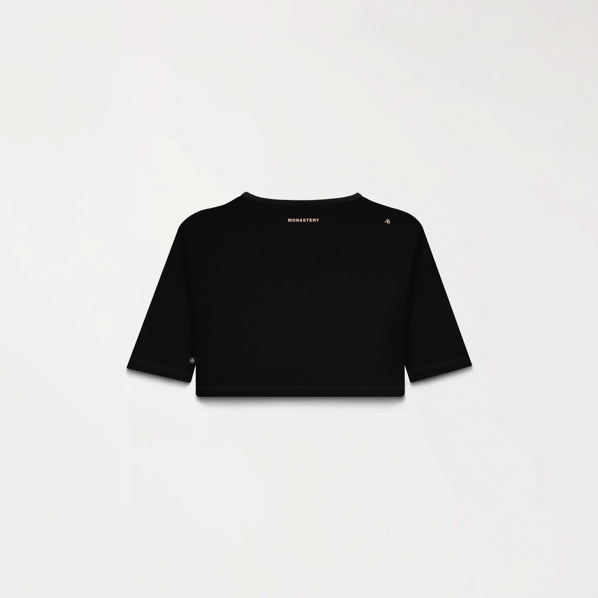 KAIA CROP TOP WOMEN BLACK - Monastery | Tienda Oficial Colombia