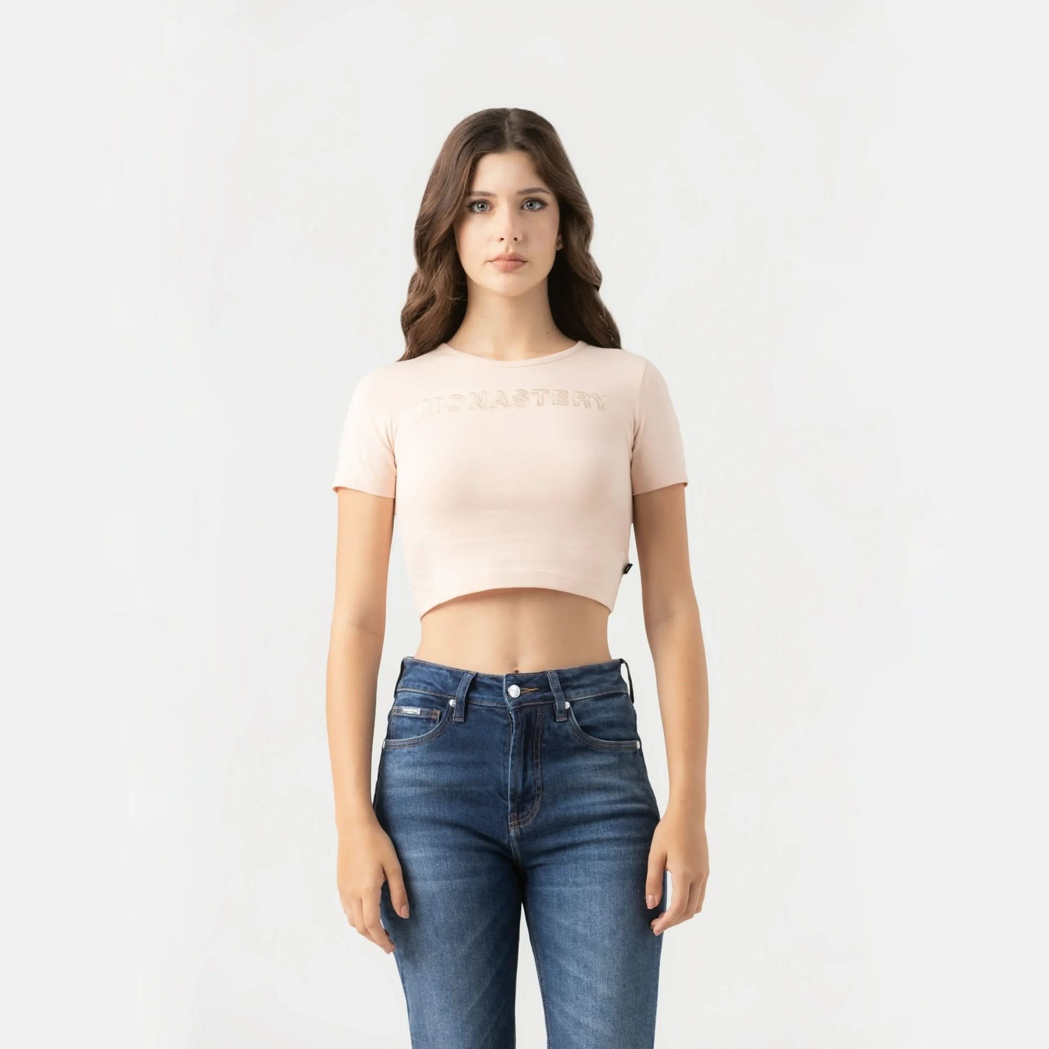 KAIA CROP TOP WOMEN CAMEO ROSE - Monastery | Tienda Oficial Colombia
