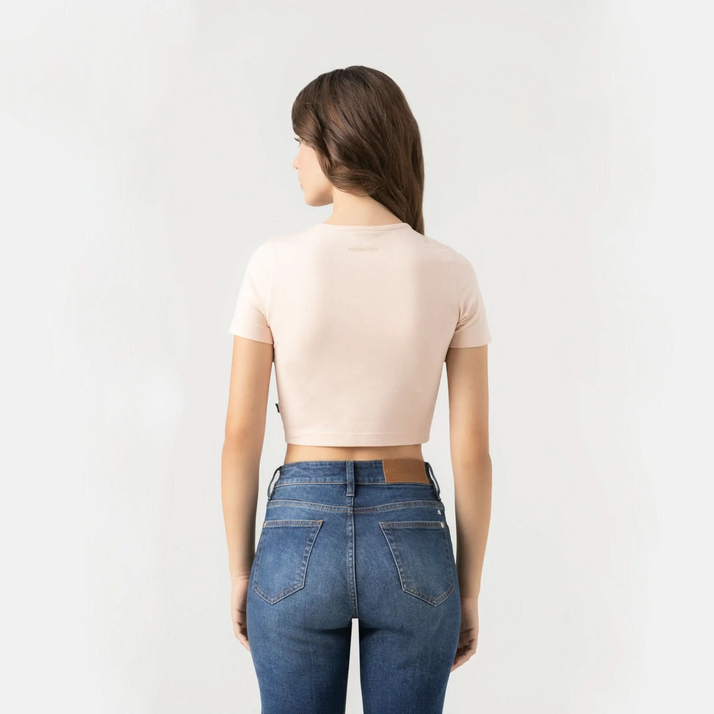 KAIA CROP TOP WOMEN CAMEO ROSE - Monastery | Tienda Oficial Colombia