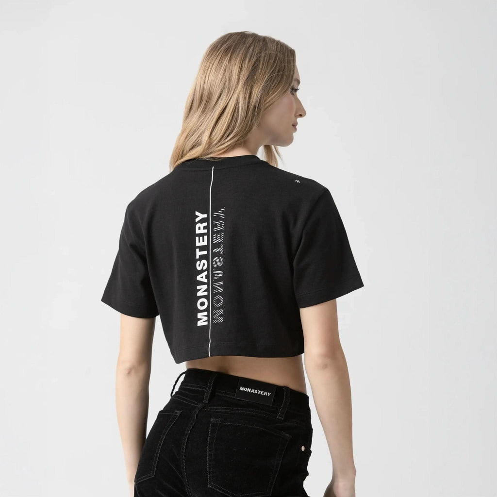 KASSIA CROP TOP WOMEN BLACK - Monastery | Tienda Oficial Colombia