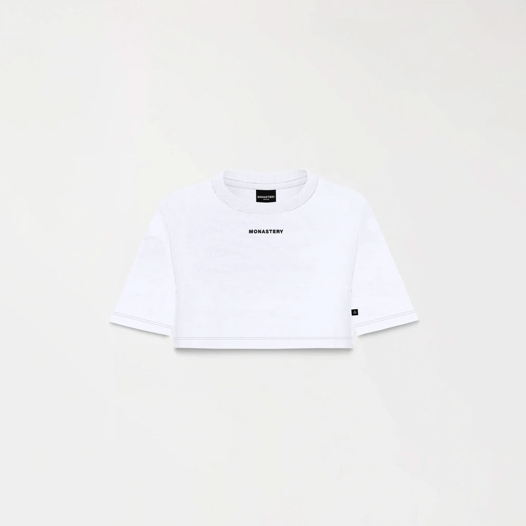 KASSIA CROP TOP WOMEN WHITE - Monastery | Tienda Oficial Colombia
