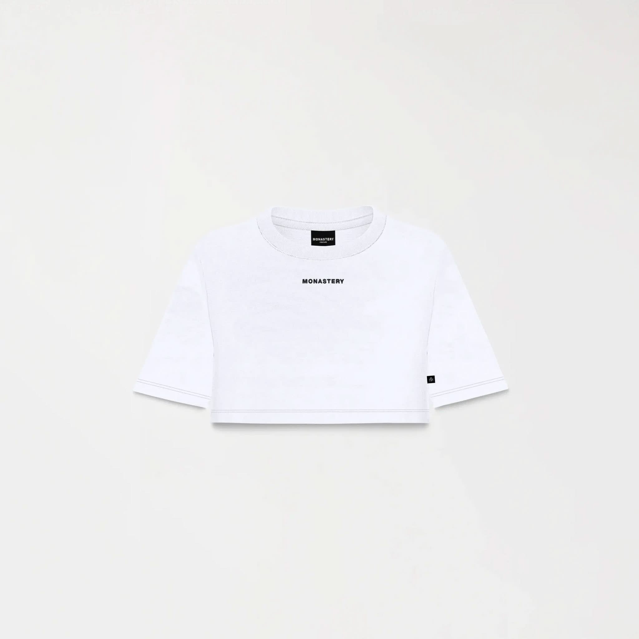 KASSIA CROP TOP WOMEN WHITE - Monastery | Tienda Oficial Colombia