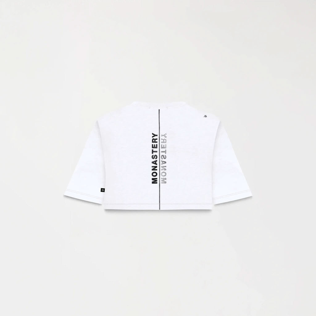 KASSIA CROP TOP WOMEN WHITE - Monastery | Tienda Oficial Colombia