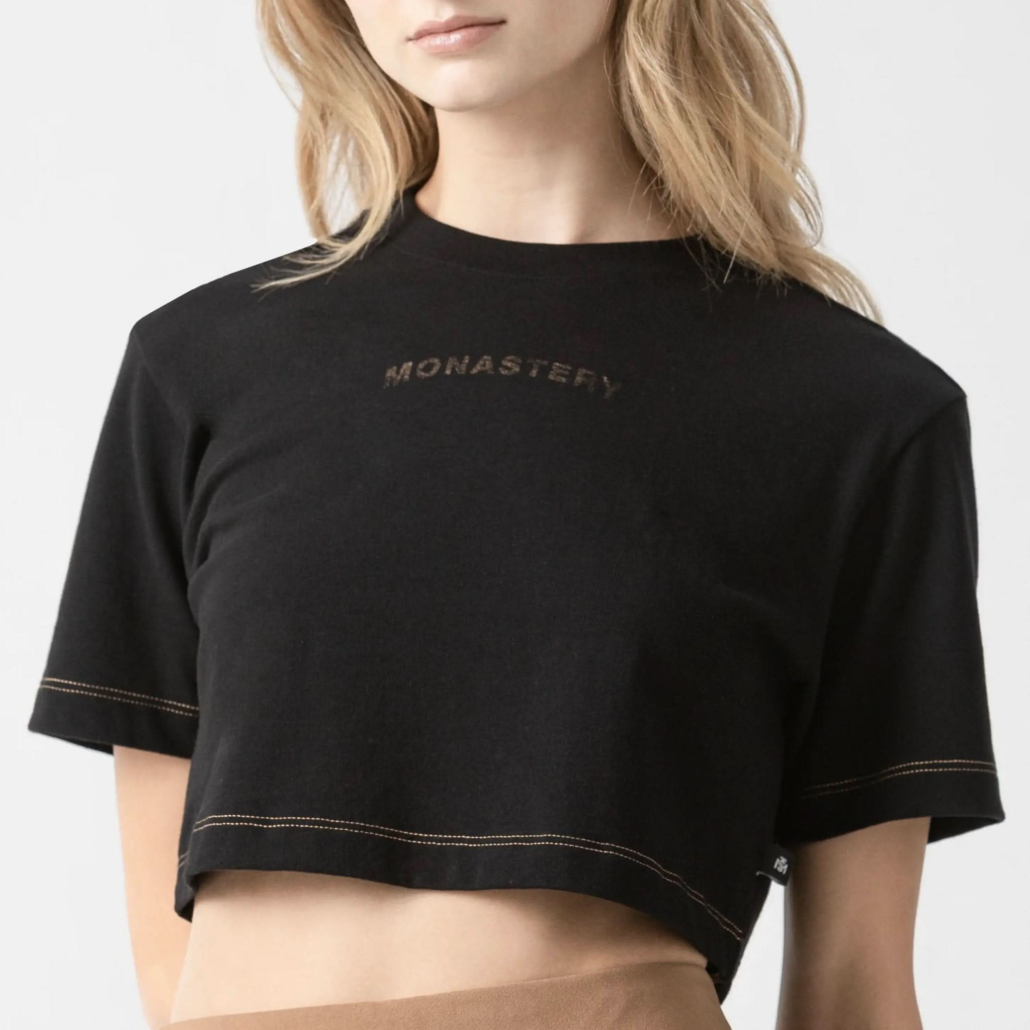 KEONA CROP TOP WOMEN BLACK - Monastery | Tienda Oficial Colombia