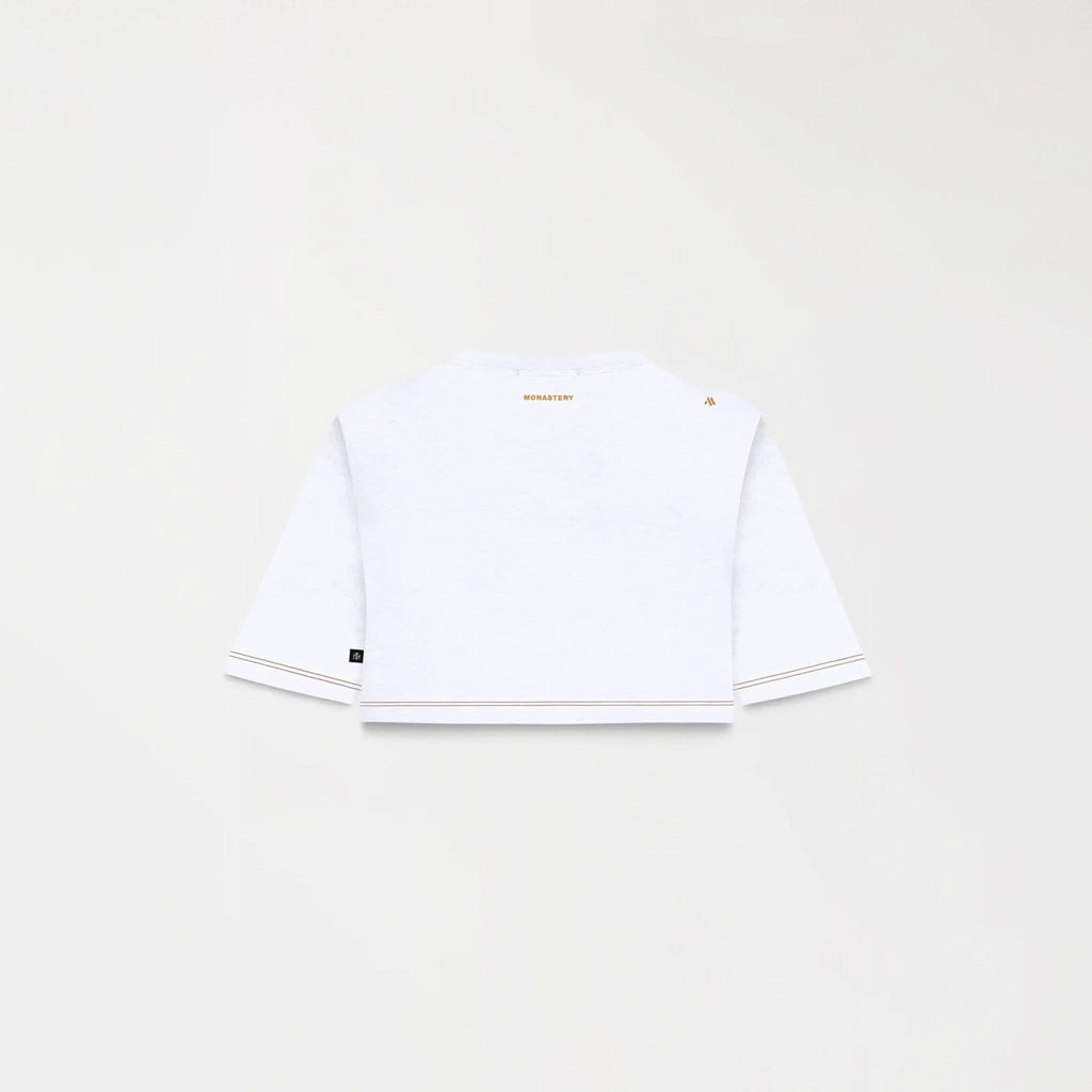 KEONA CROP TOP WOMEN WHITE - Monastery | Tienda Oficial Colombia