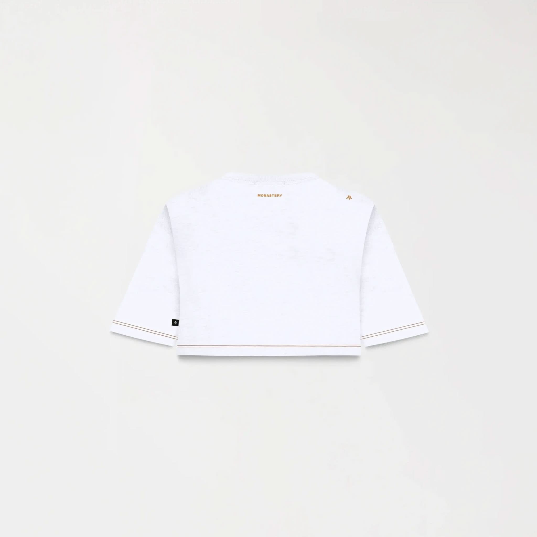 KEONA CROP TOP WOMEN WHITE - Monastery | Tienda Oficial Colombia