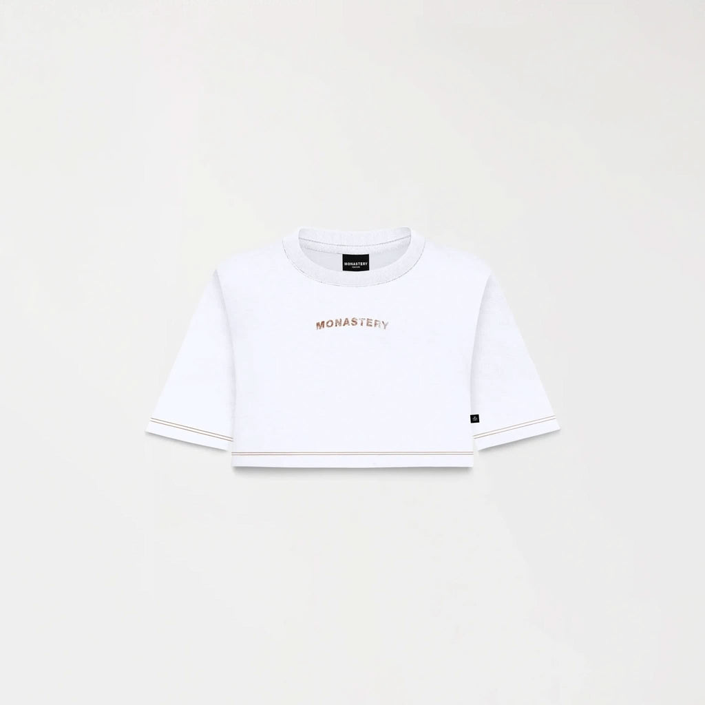 KEONA CROP TOP WOMEN WHITE - Monastery | Tienda Oficial Colombia