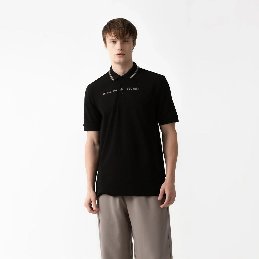 KORION POLO MEN BLACK - Monastery | Tienda Oficial Colombia