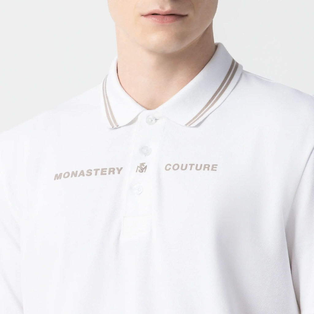 KORION POLO MEN WHITE - Monastery | Tienda Oficial Colombia
