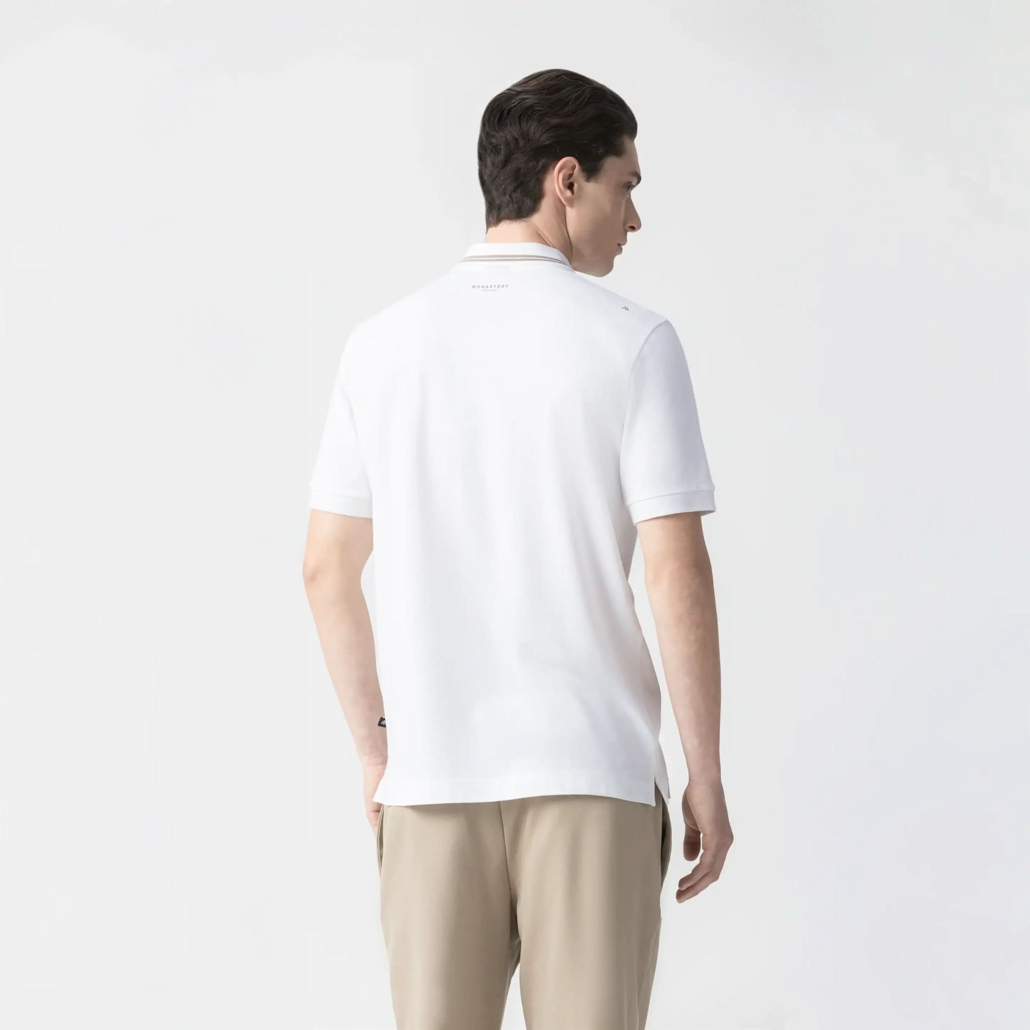 KORION POLO MEN WHITE - Monastery | Tienda Oficial Colombia