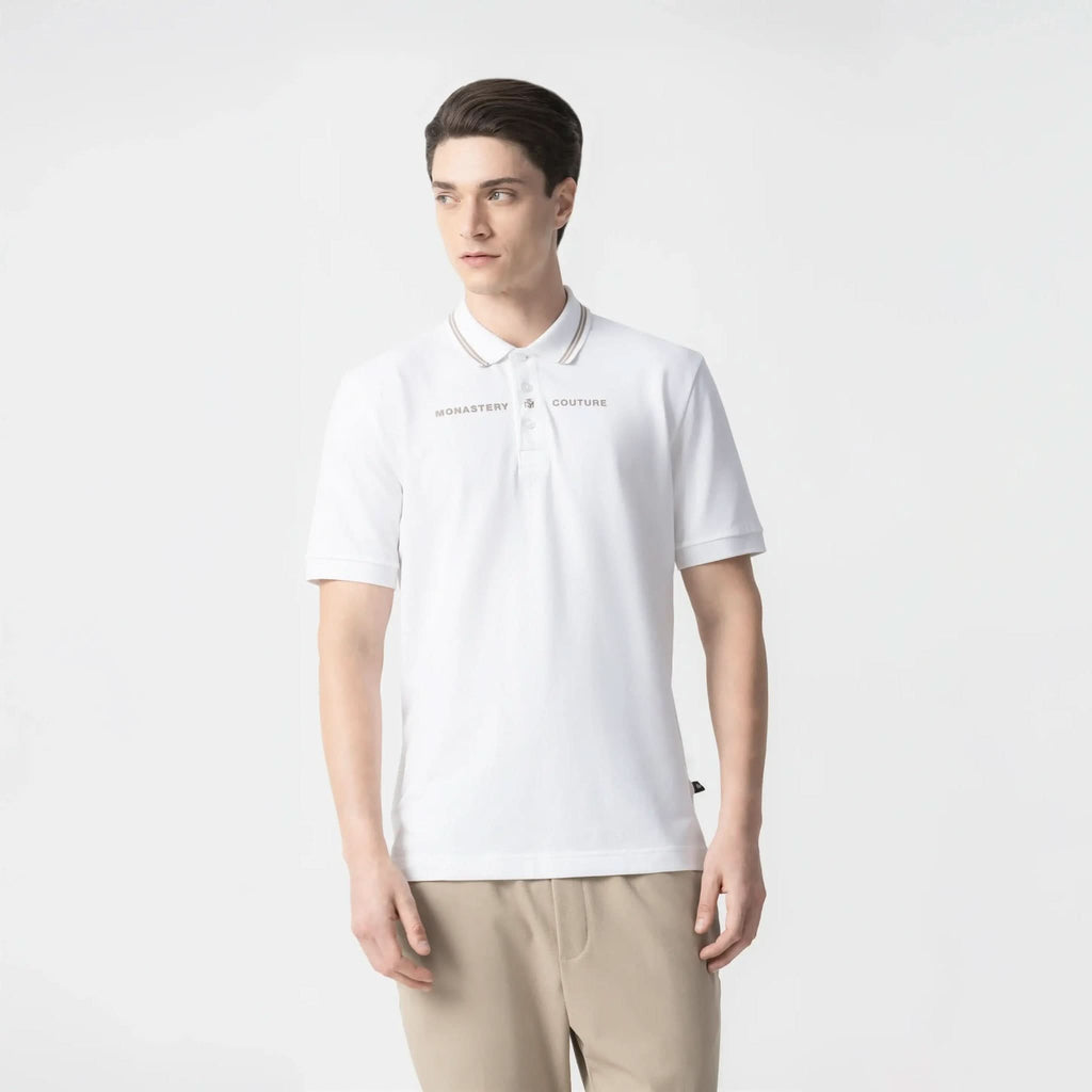 KORION POLO MEN WHITE - Monastery | Tienda Oficial Colombia