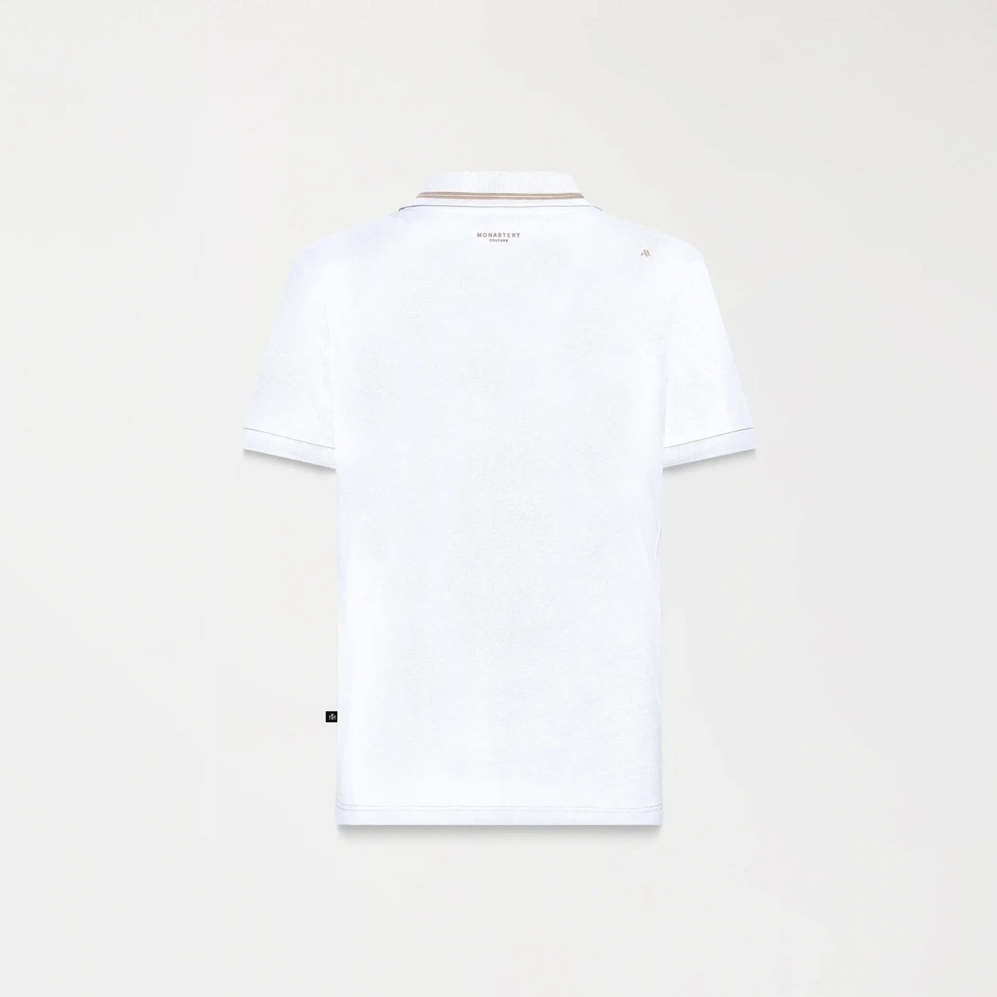 KORION POLO MEN WHITE - Monastery | Tienda Oficial Colombia