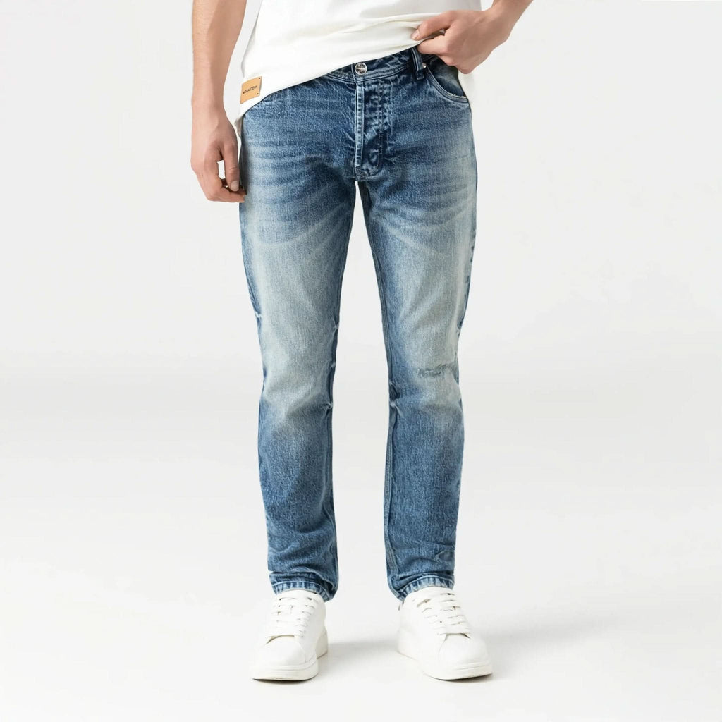 KRONUS PANT MEN BLUE DENIM - Monastery | Tienda Oficial Colombia