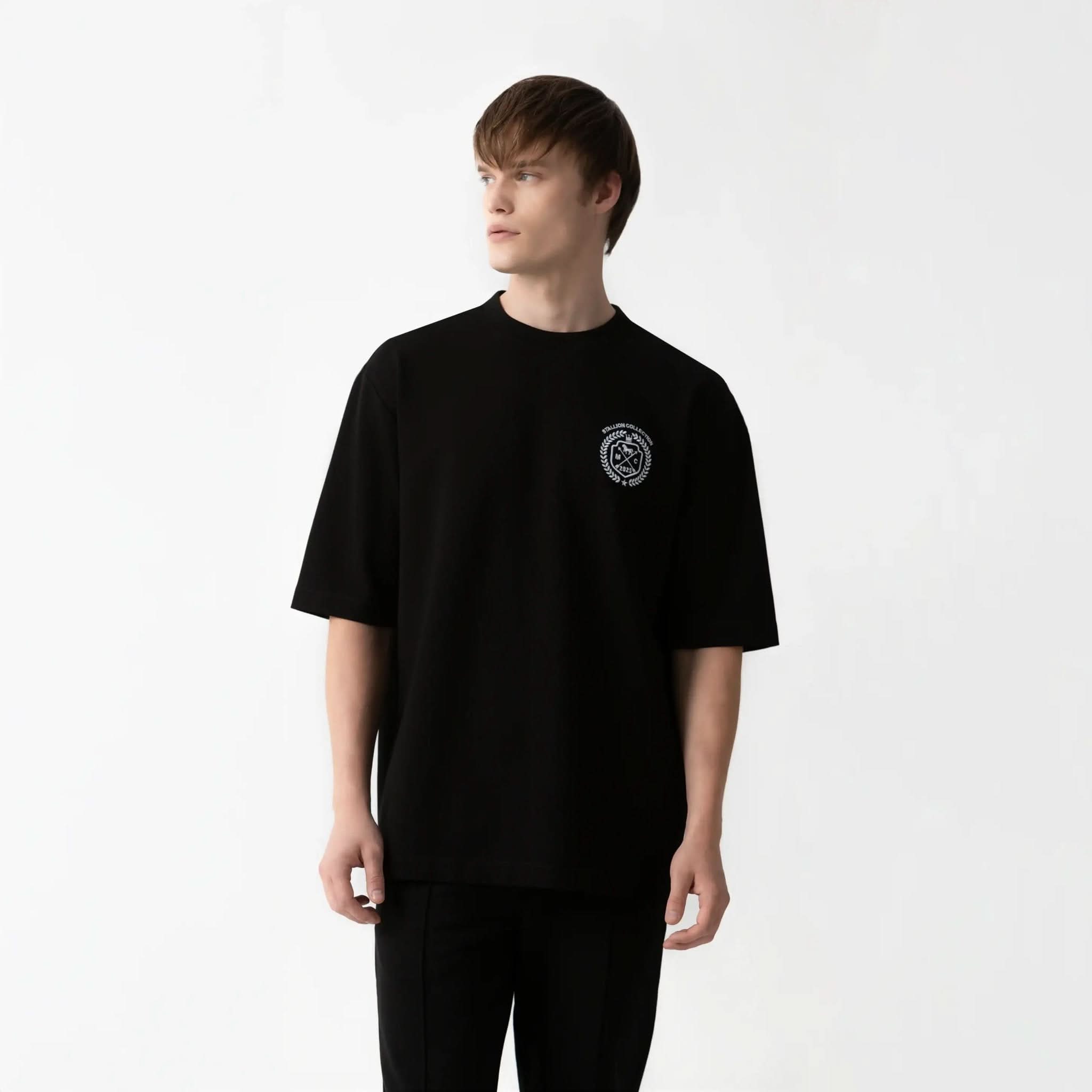 LAKE T - SHIRT OVERSIZED MEN BLACK - Monastery | Tienda Oficial Colombia