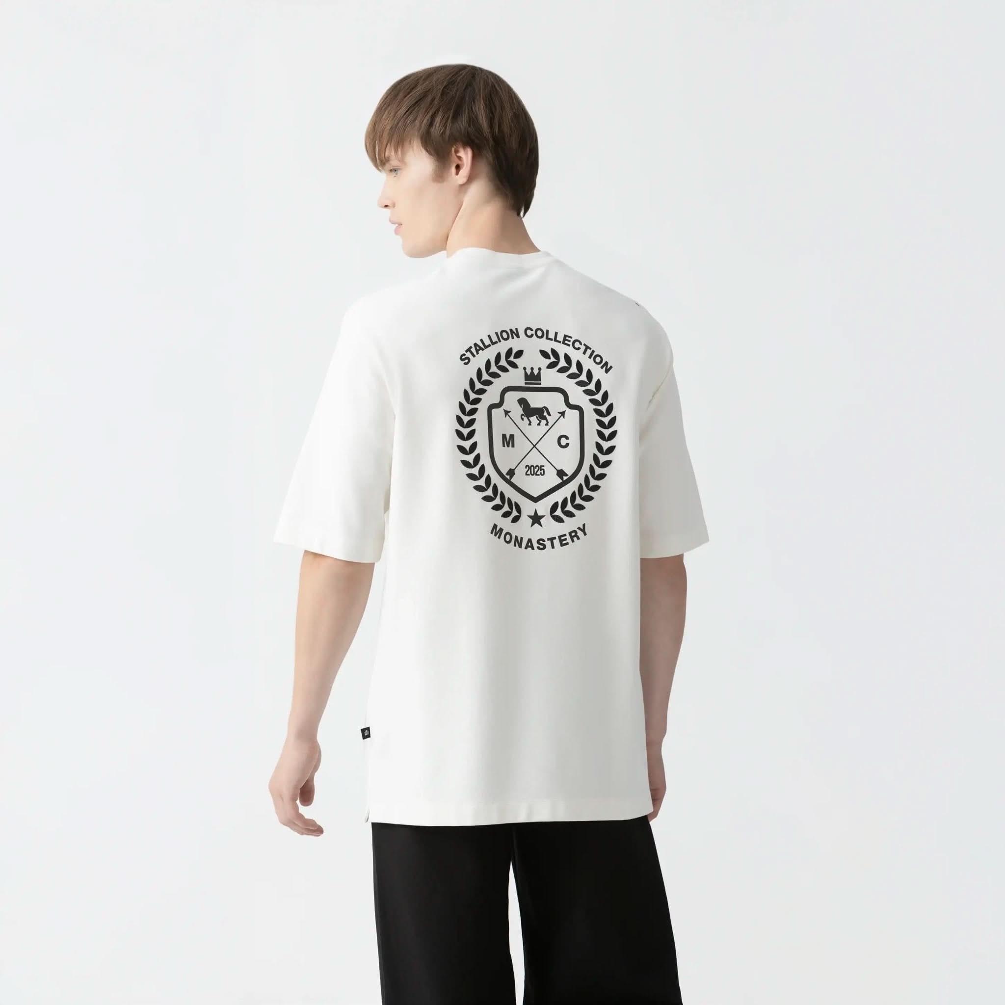 LAKE T - SHIRT OVERSIZED MEN WHITE - Monastery | Tienda Oficial Colombia