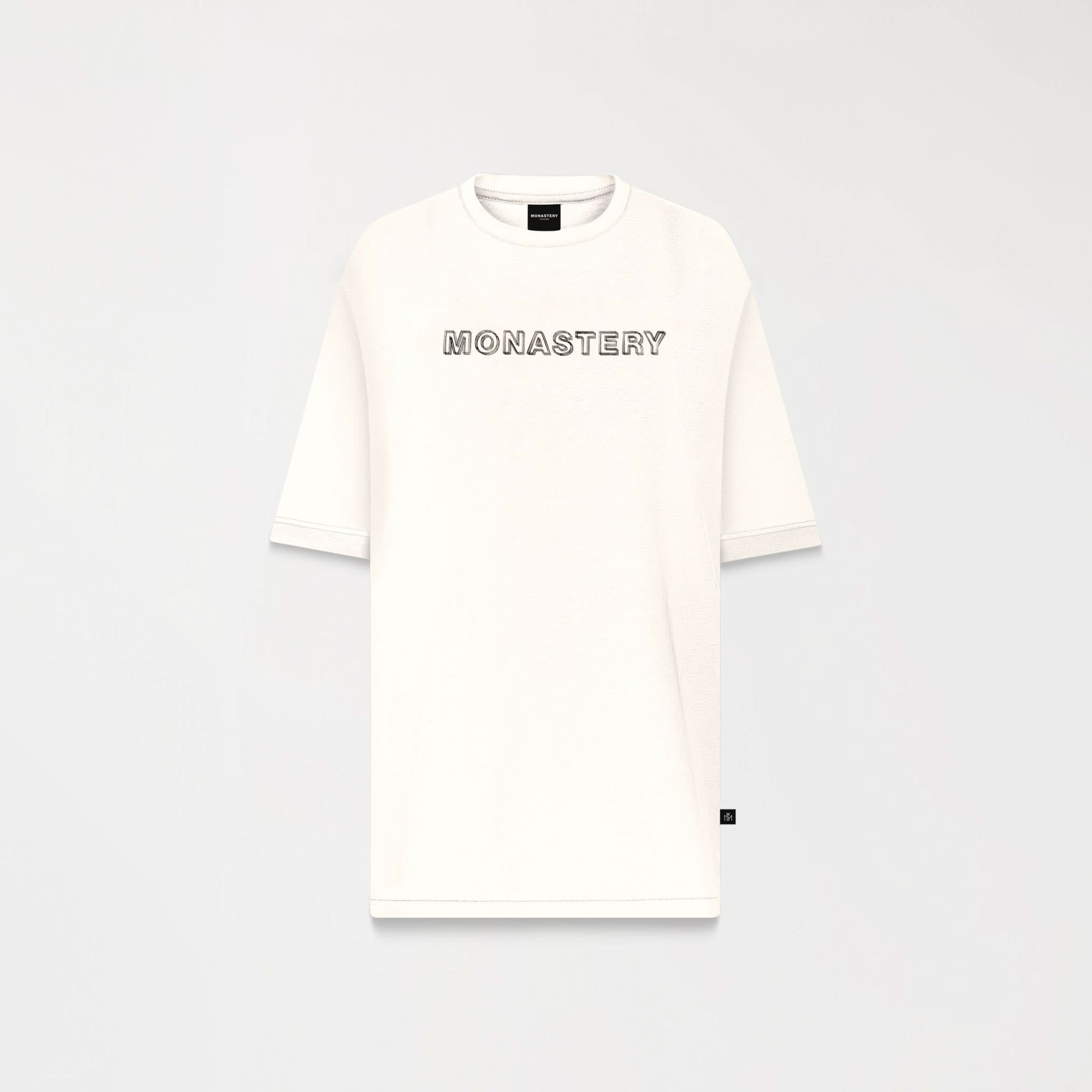 LEGATUS T - SHIRT OVERSIZED MEN EGRET - Monastery | Tienda Oficial Colombia