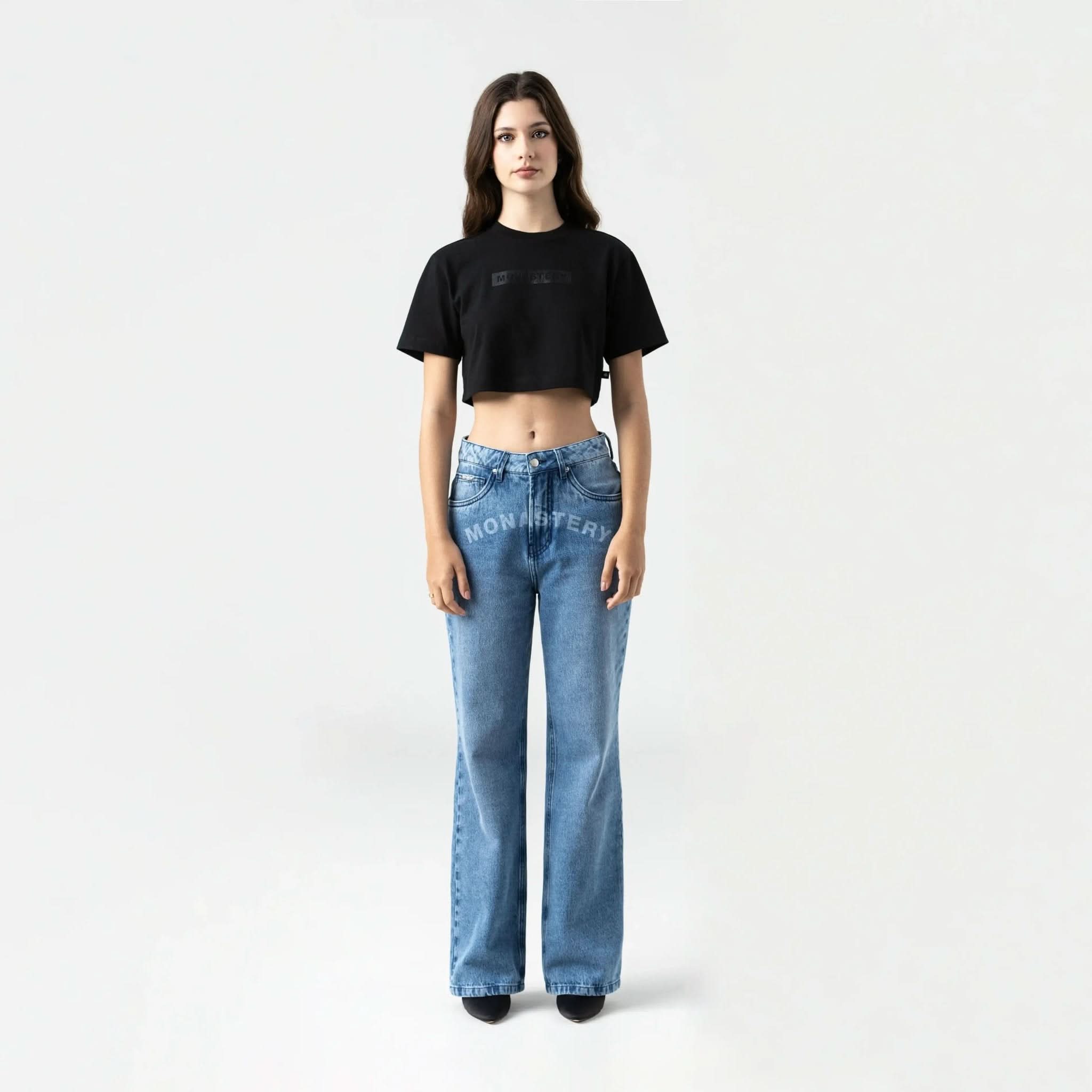 LEIRE CROP TOP WOMEN BLACK - Monastery | Tienda Oficial Colombia