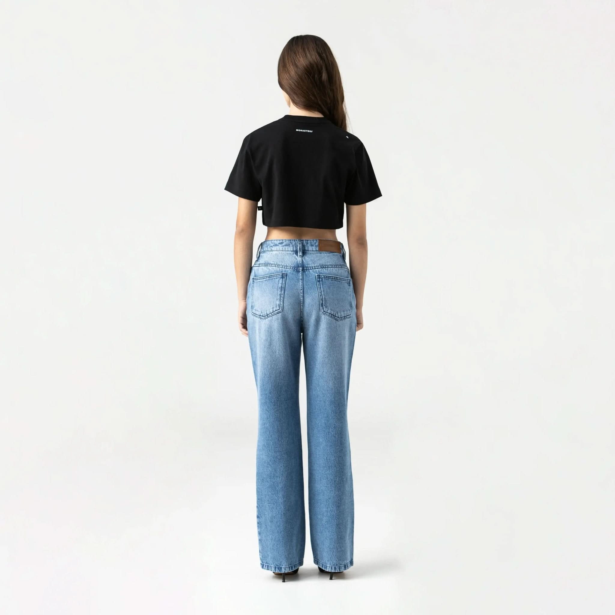 LEIRE CROP TOP WOMEN BLACK - Monastery | Tienda Oficial Colombia