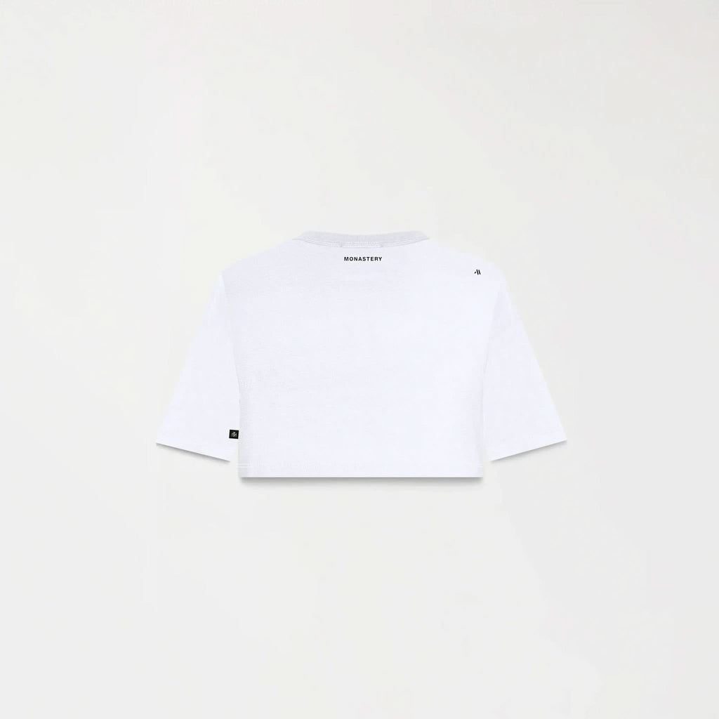 LEIRE CROP TOP WOMEN WHITE - Monastery | Tienda Oficial Colombia
