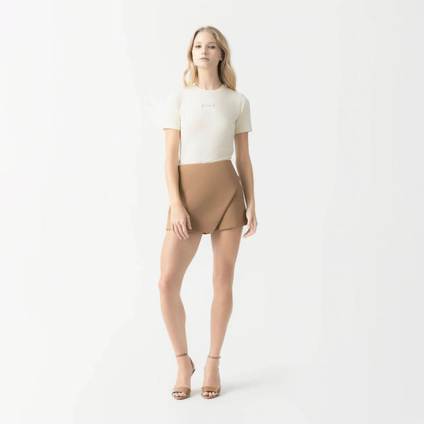 LIANE T-SHIRT WOMEN WHITE ASPARAGUS · otra vista