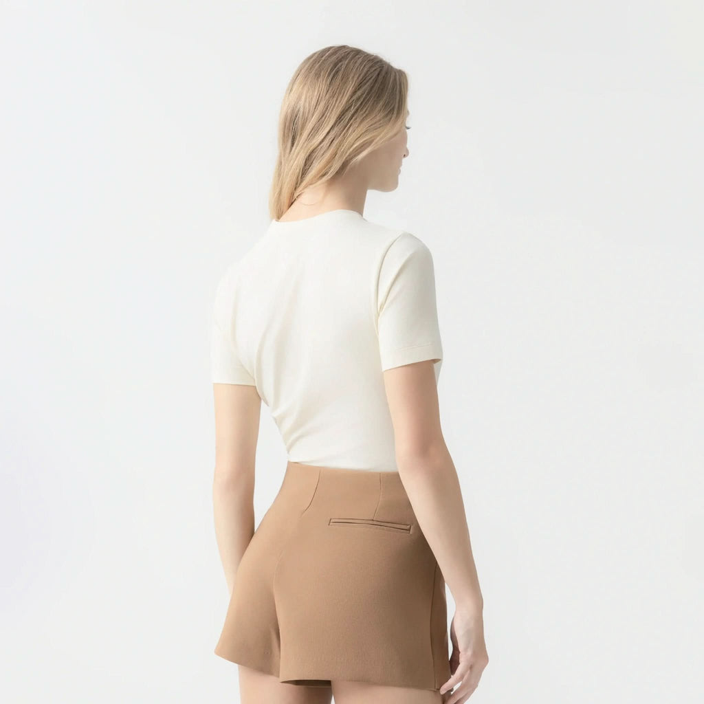 LIANE T - SHIRT WOMEN WHITE ASPARAGUS - Monastery | Tienda Oficial Colombia