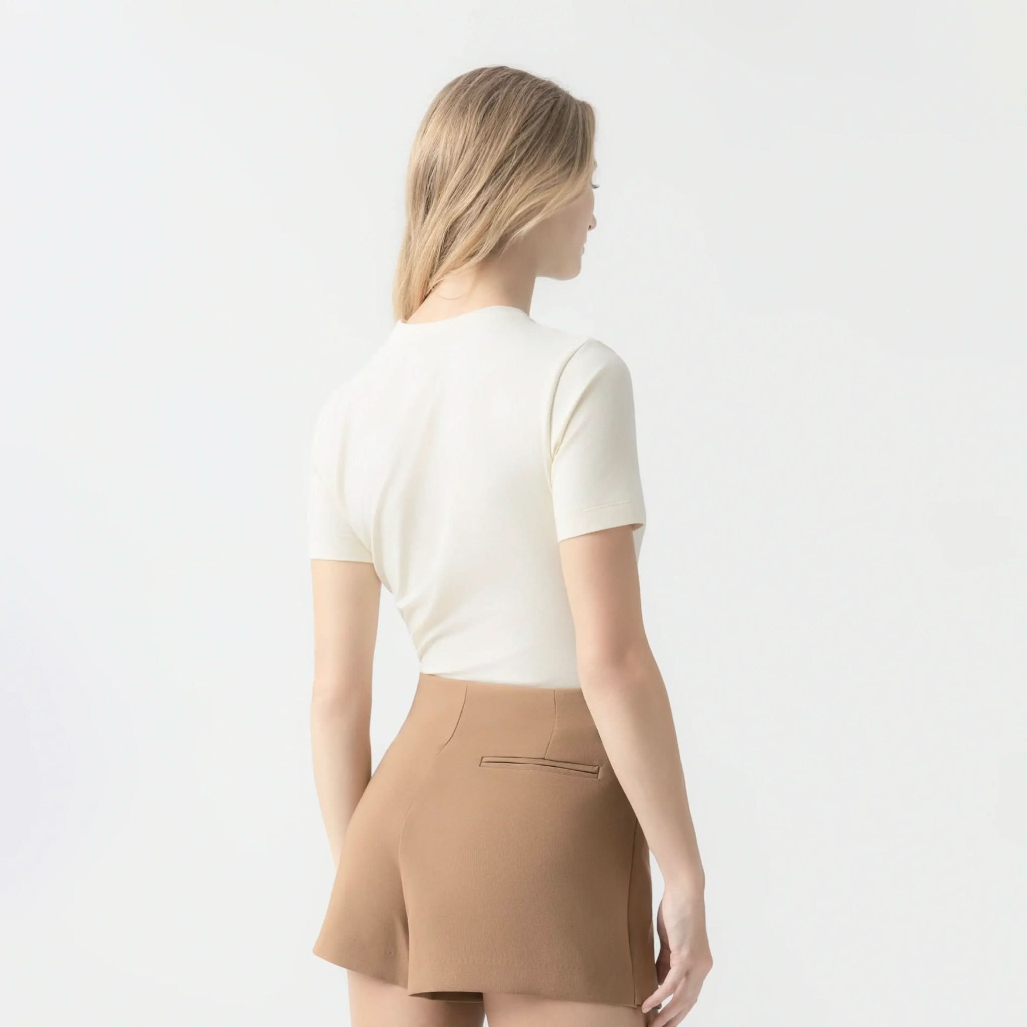 LIANE T - SHIRT WOMEN WHITE ASPARAGUS - Monastery | Tienda Oficial Colombia