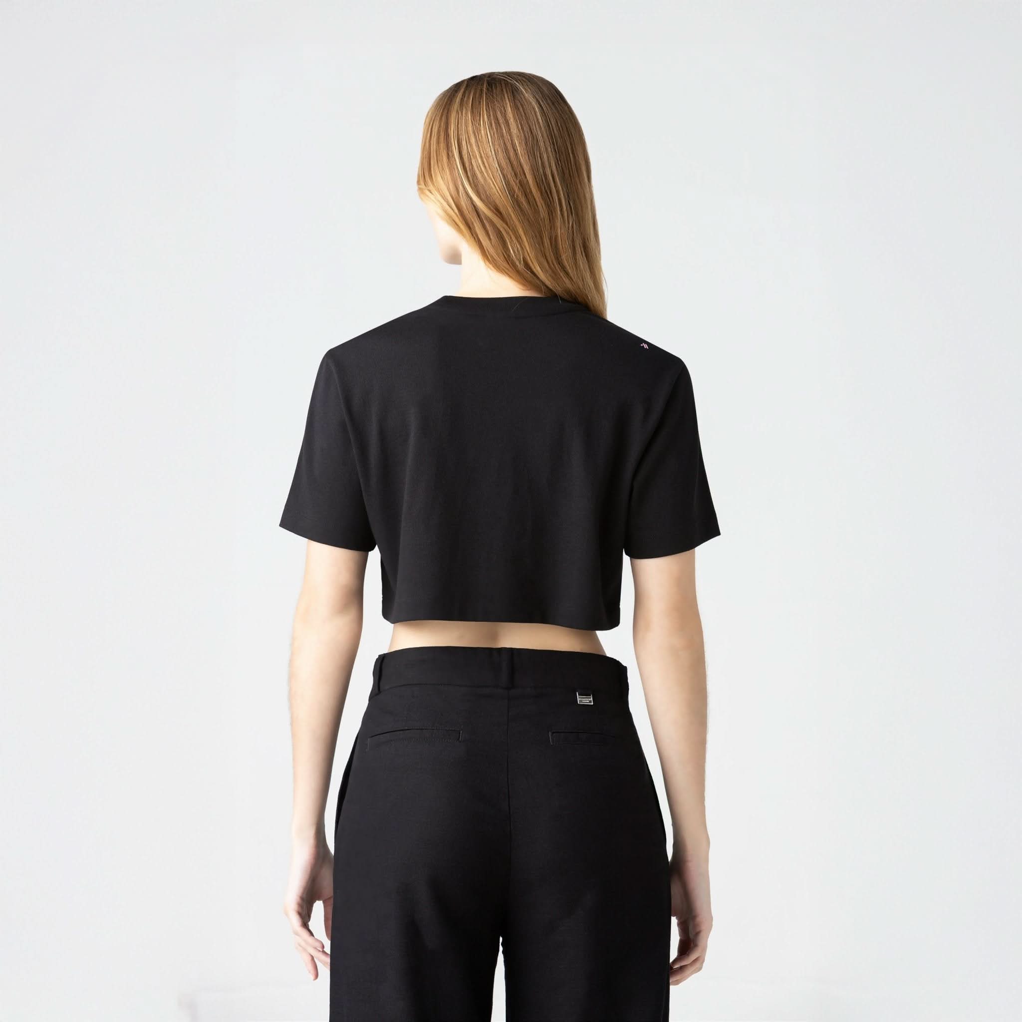 LIAO CROP TOP WOMEN BLACK - Monastery | Tienda Oficial Colombia