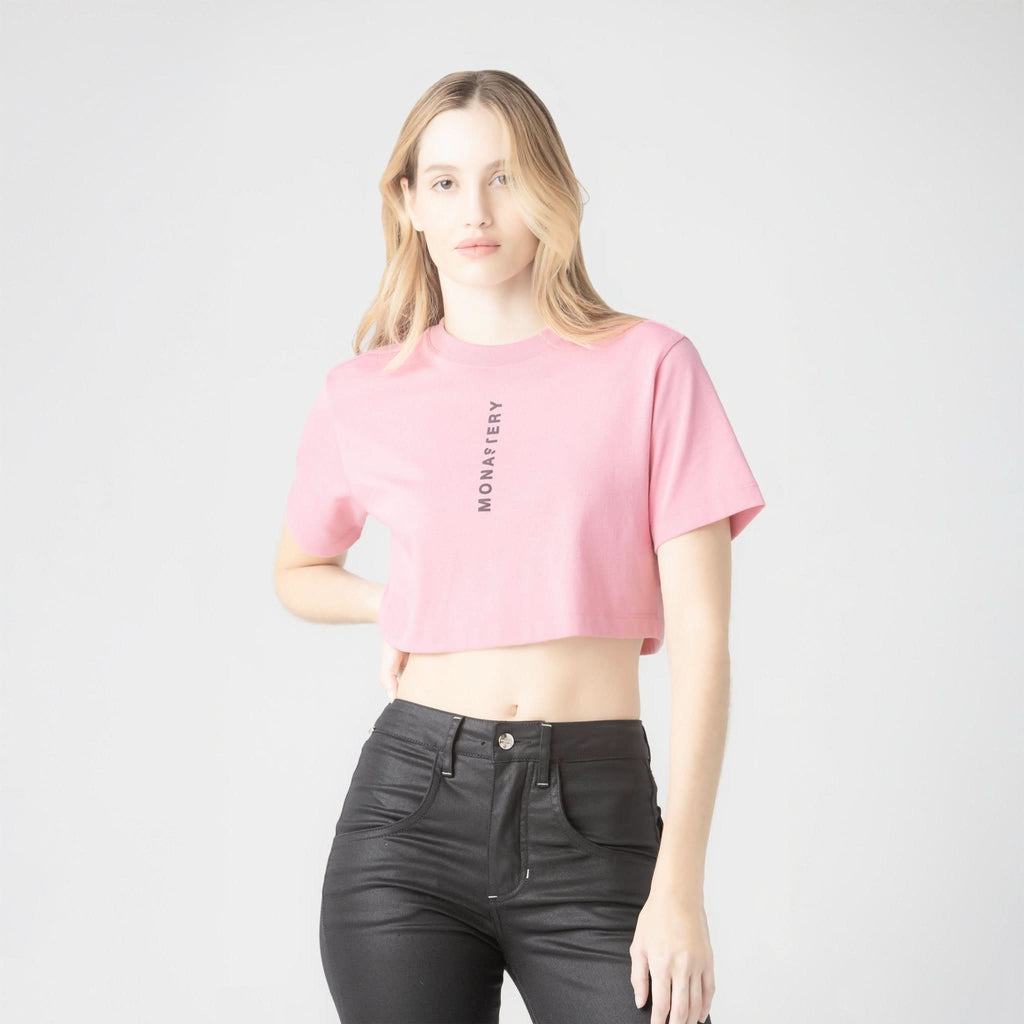 LIAO CROP TOP WOMEN CASHMERE ROSE - Monastery | Tienda Oficial Colombia