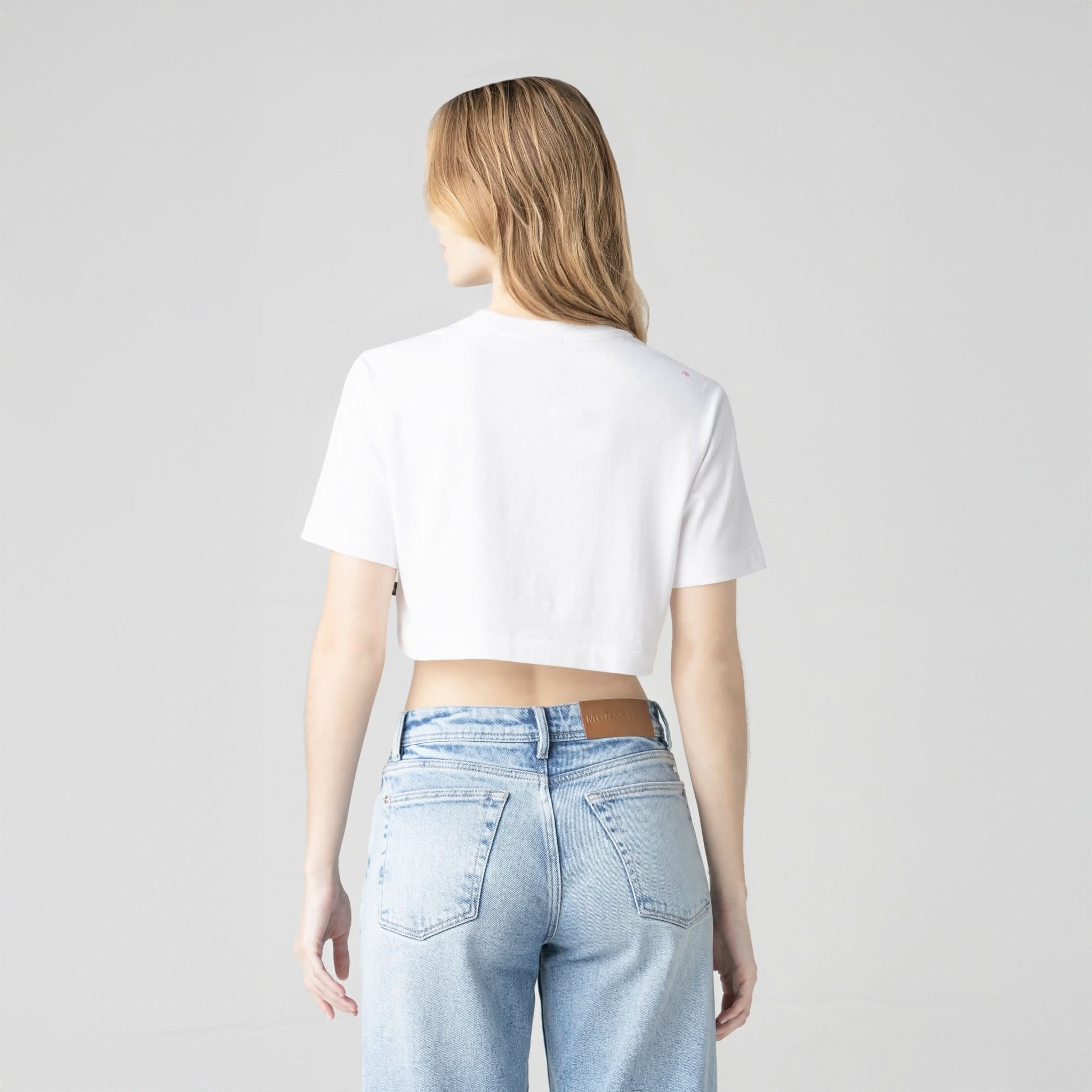 LIAO CROP TOP WOMEN WHITE - Monastery | Tienda Oficial Colombia
