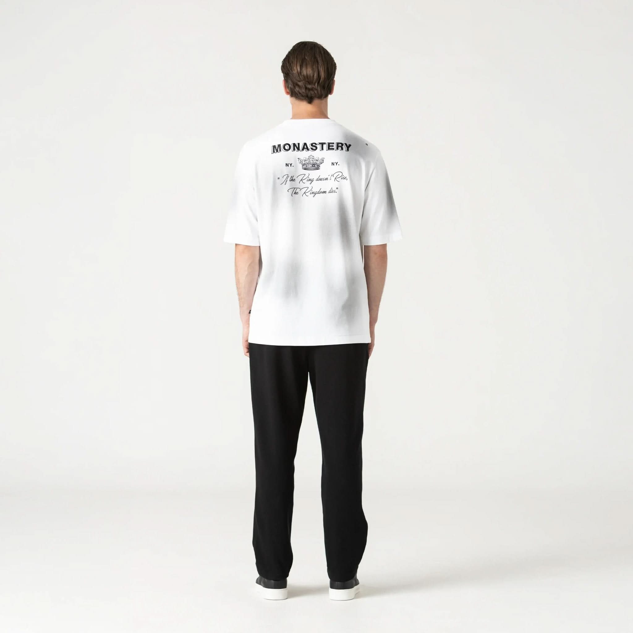 LOAN T - SHIRT OVERSIZED MEN WHITE - Monastery | Tienda Oficial Colombia