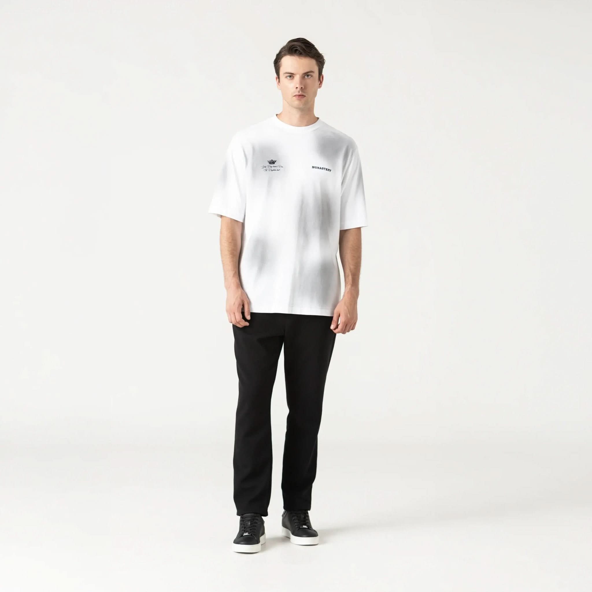 LOAN T - SHIRT OVERSIZED MEN WHITE - Monastery | Tienda Oficial Colombia