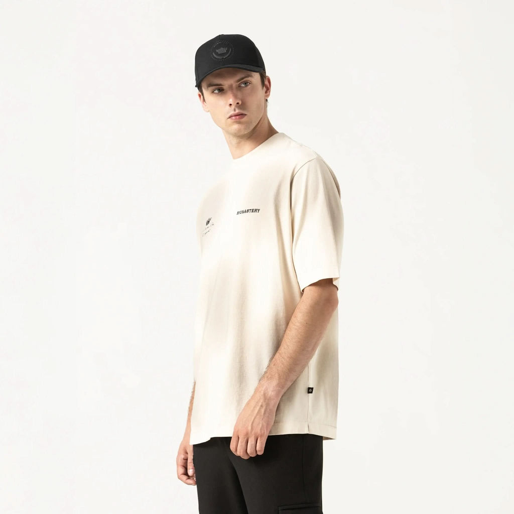 LOAN T - SHIRT OVERSIZED MEN WHITECAP GRAY - Monastery | Tienda Oficial Colombia