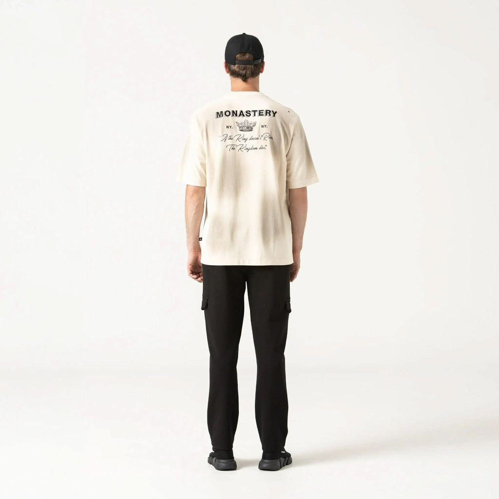 LOAN T - SHIRT OVERSIZED MEN WHITECAP GRAY - Monastery | Tienda Oficial Colombia